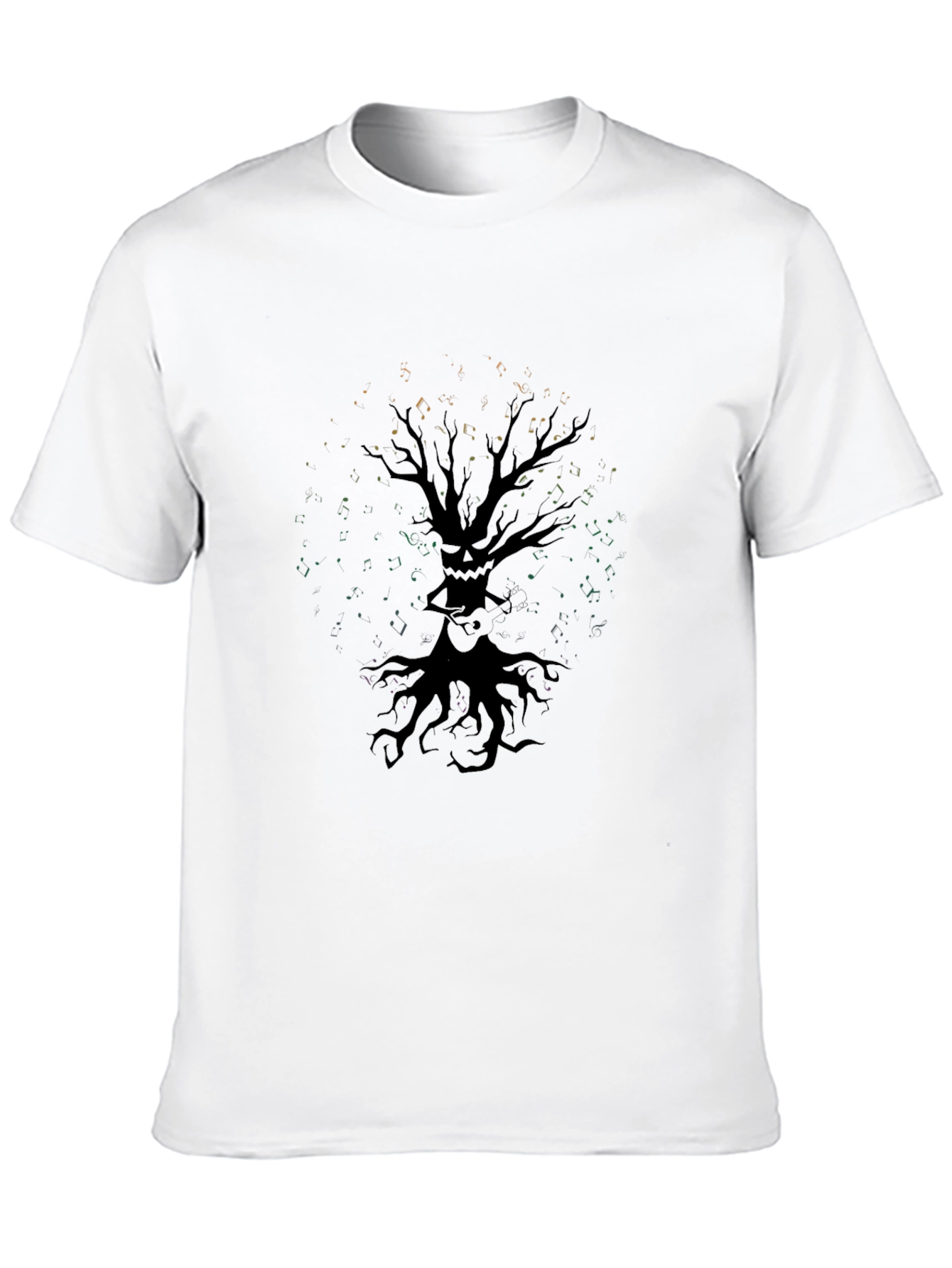 Spooky Tree Graphic Tee - Black