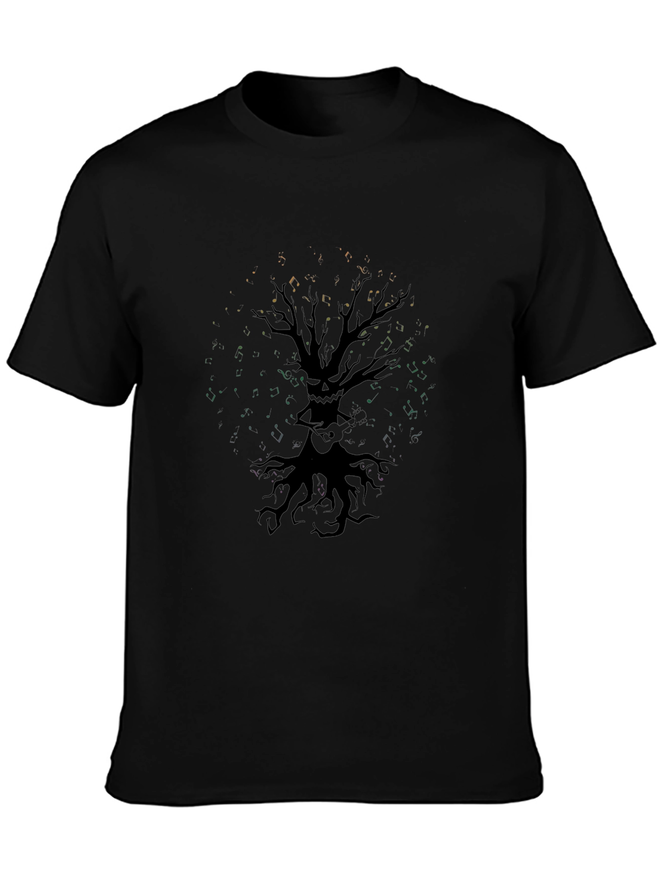 Spooky Tree Graphic Tee - Black