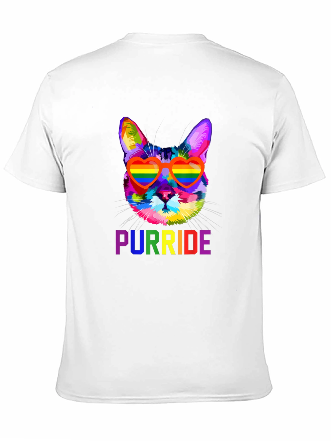 Rainbow Purride Cat T-Shirt