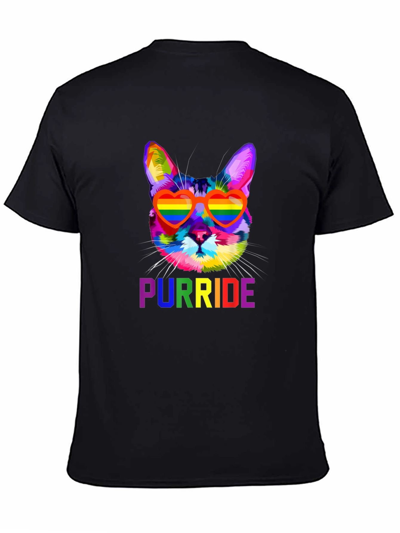 Rainbow Purride Cat T-Shirt