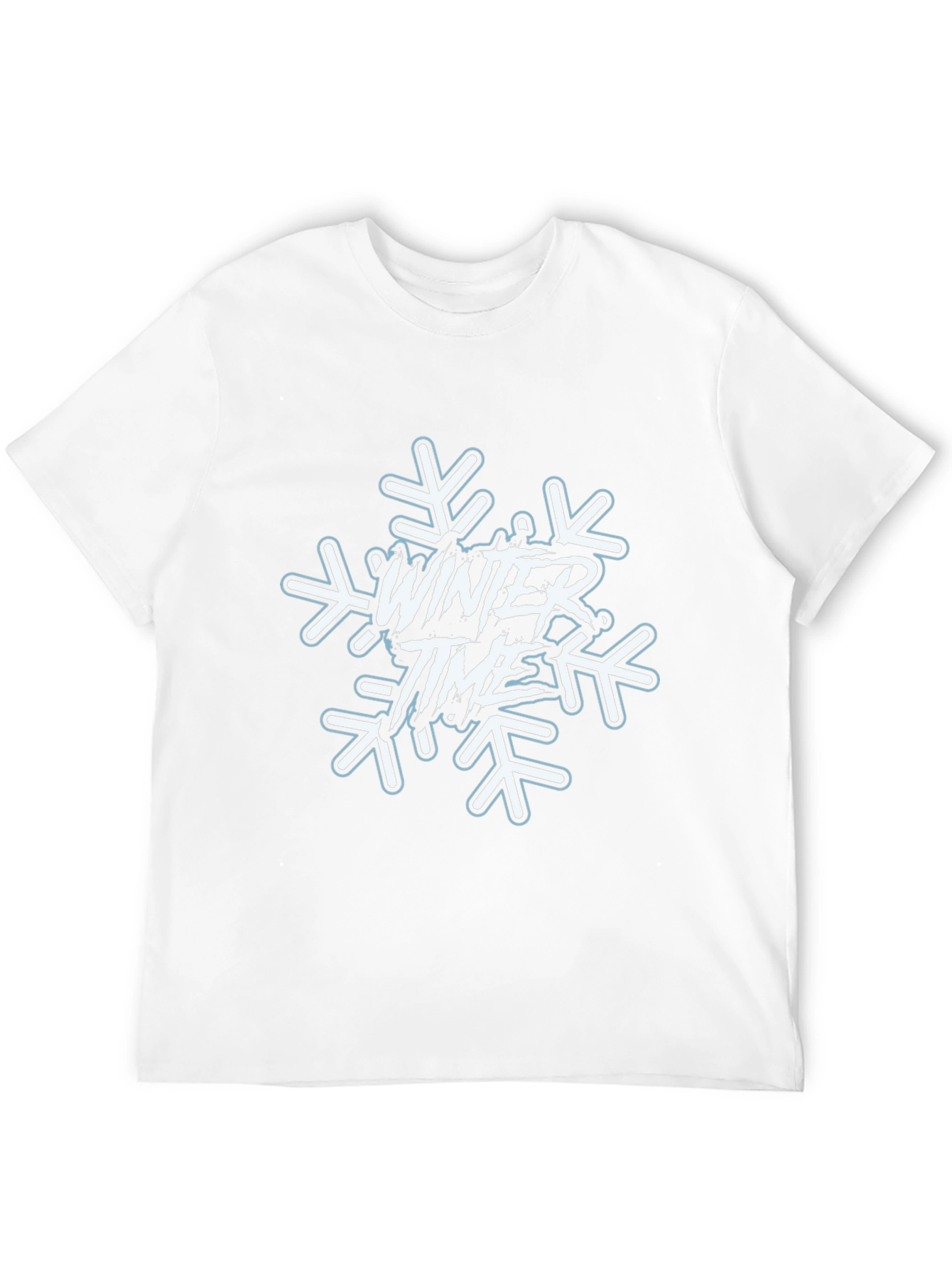 Winter Time Snowflake Graphic T-Shirt