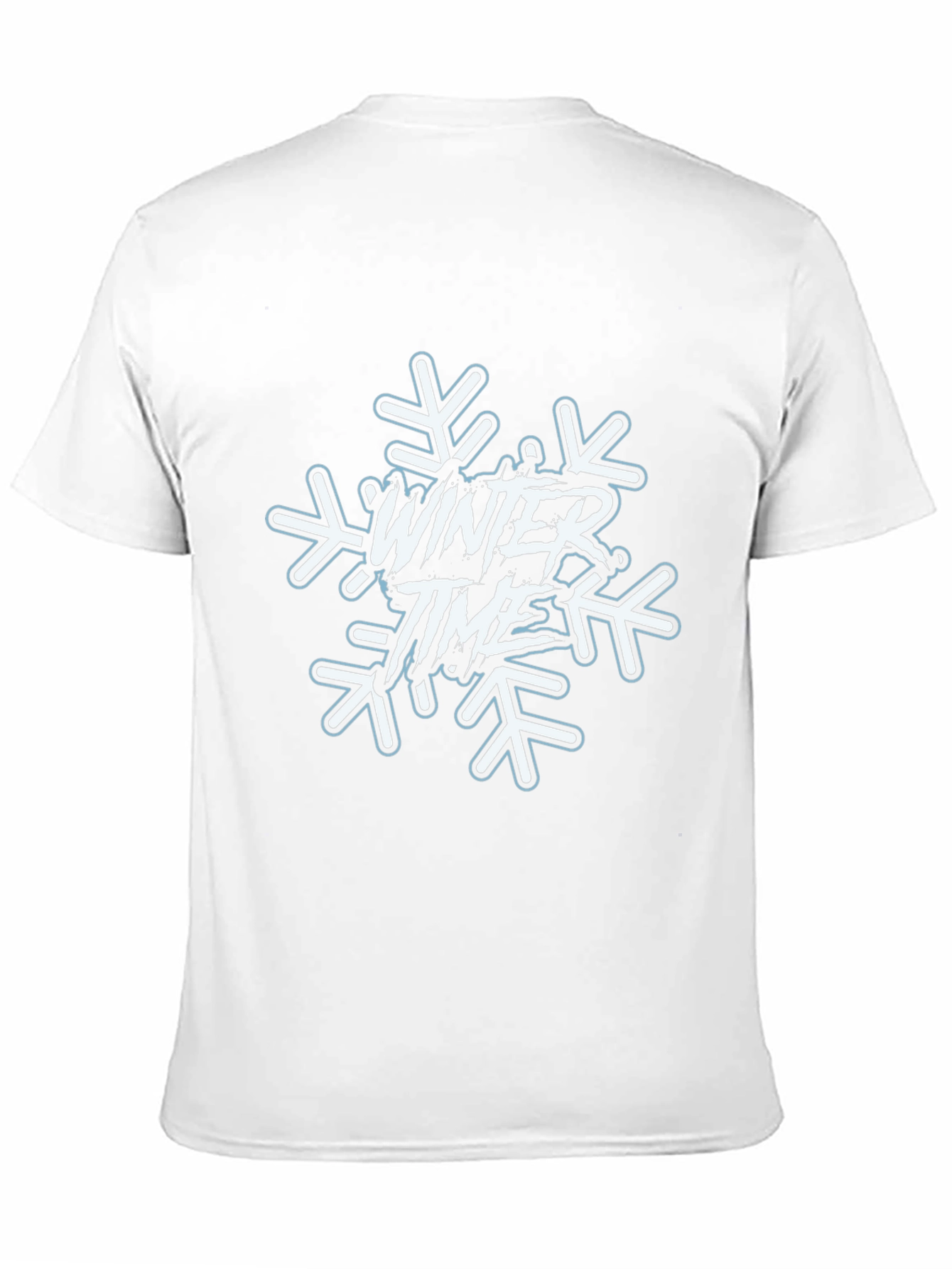 Winter Time Snowflake Graphic T-Shirt