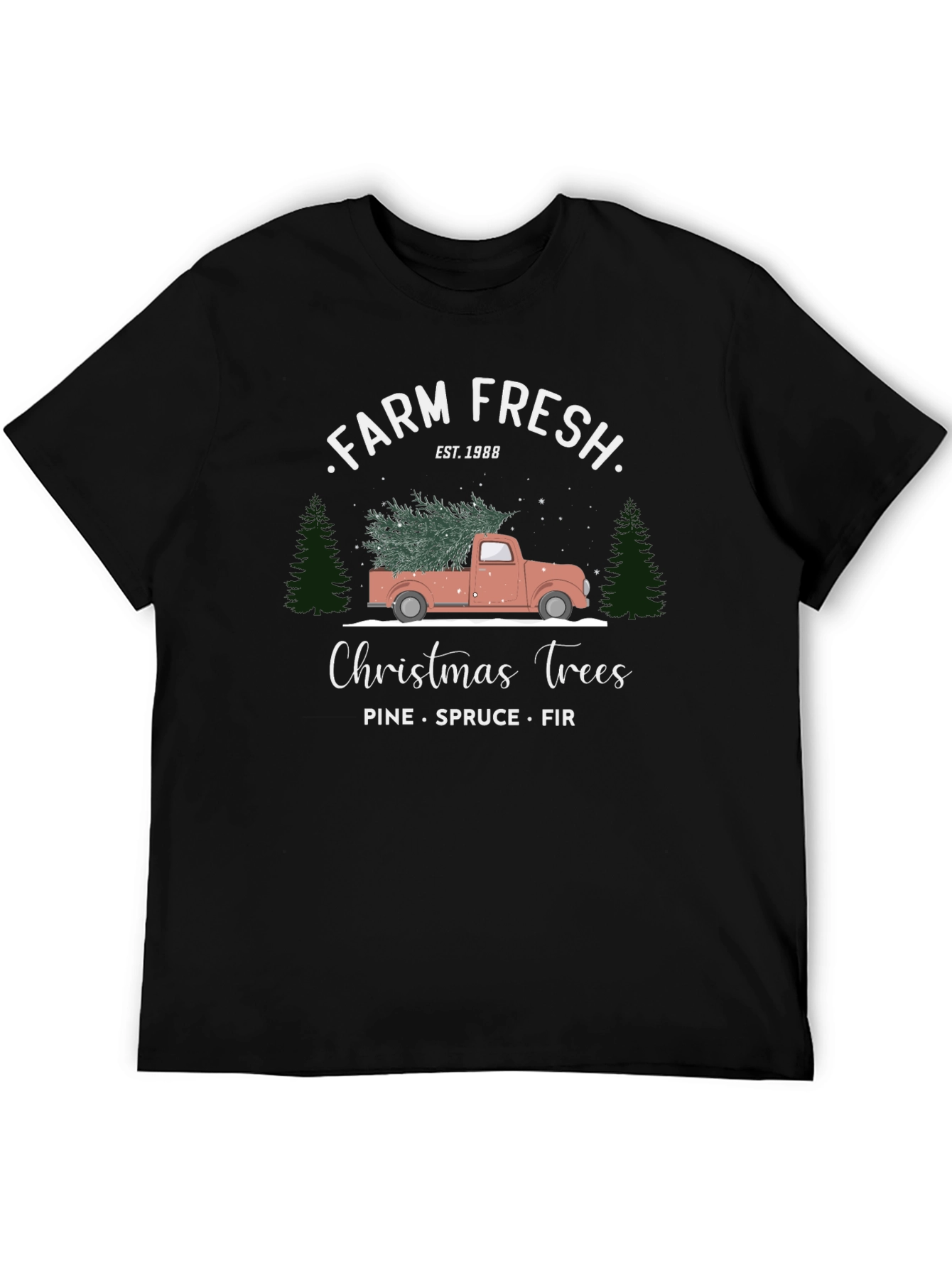 Farm Fresh Christmas Trees Graphic Tee
