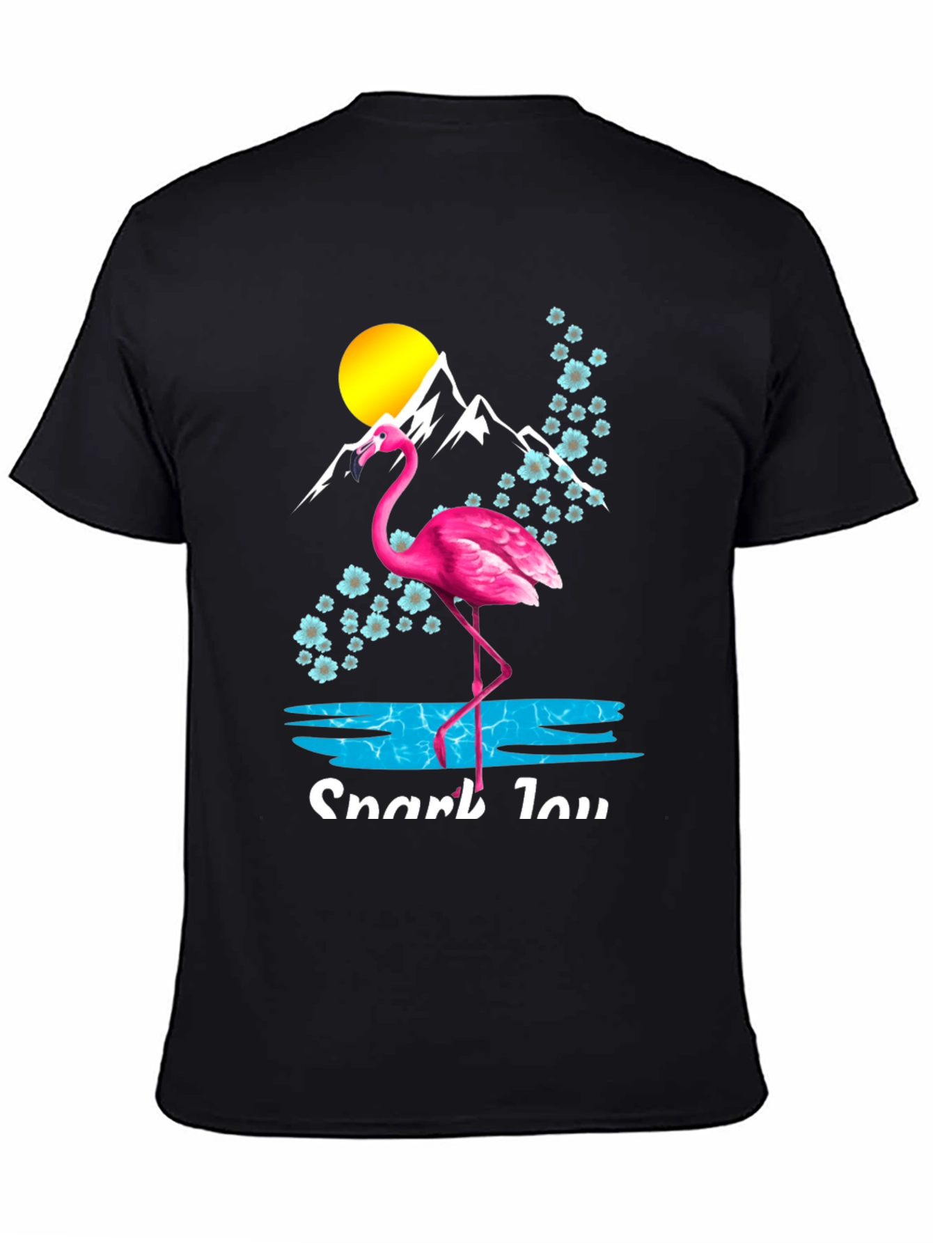 Flamingo Mountain Graphic Tee