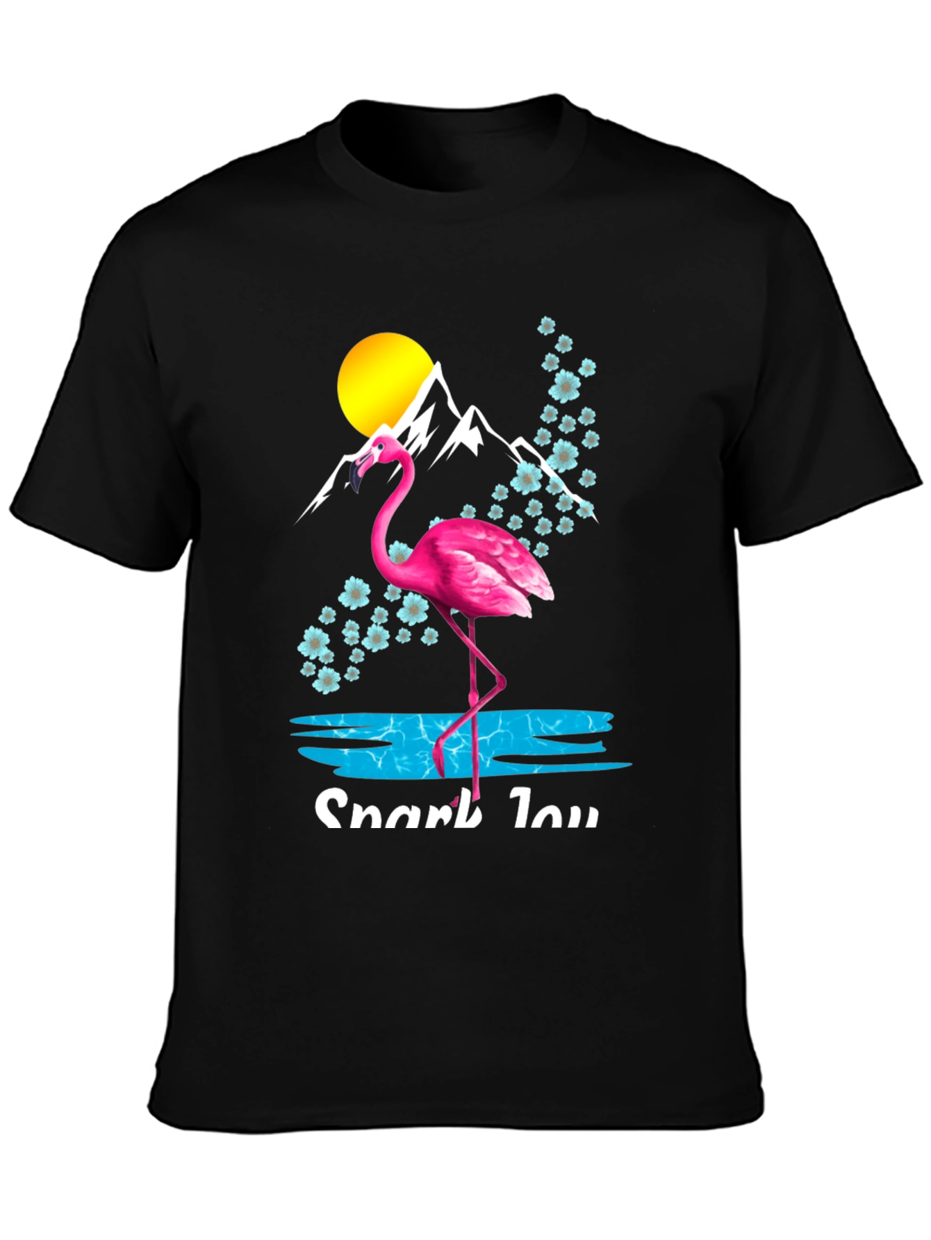 Flamingo Mountain Graphic Tee