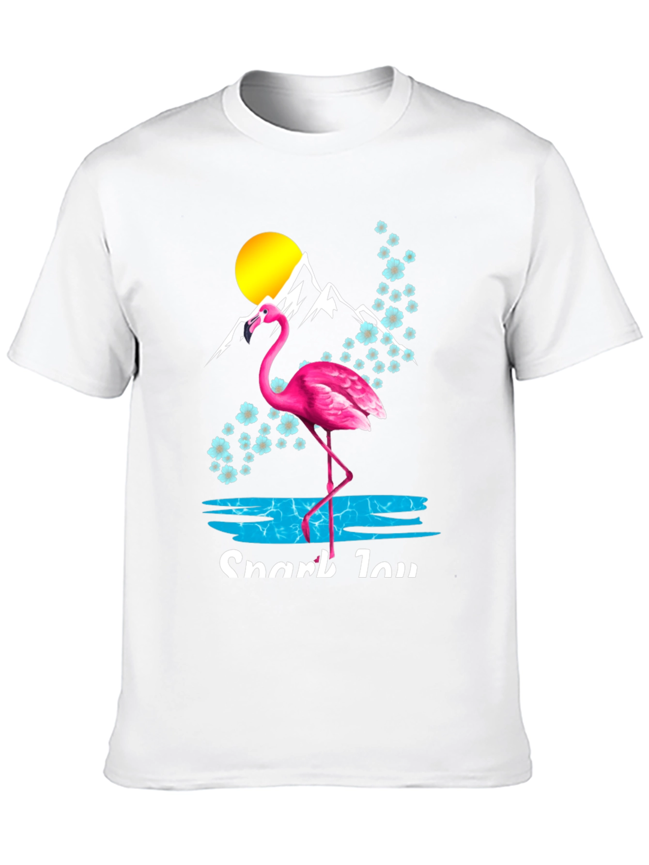 Flamingo Mountain Graphic Tee