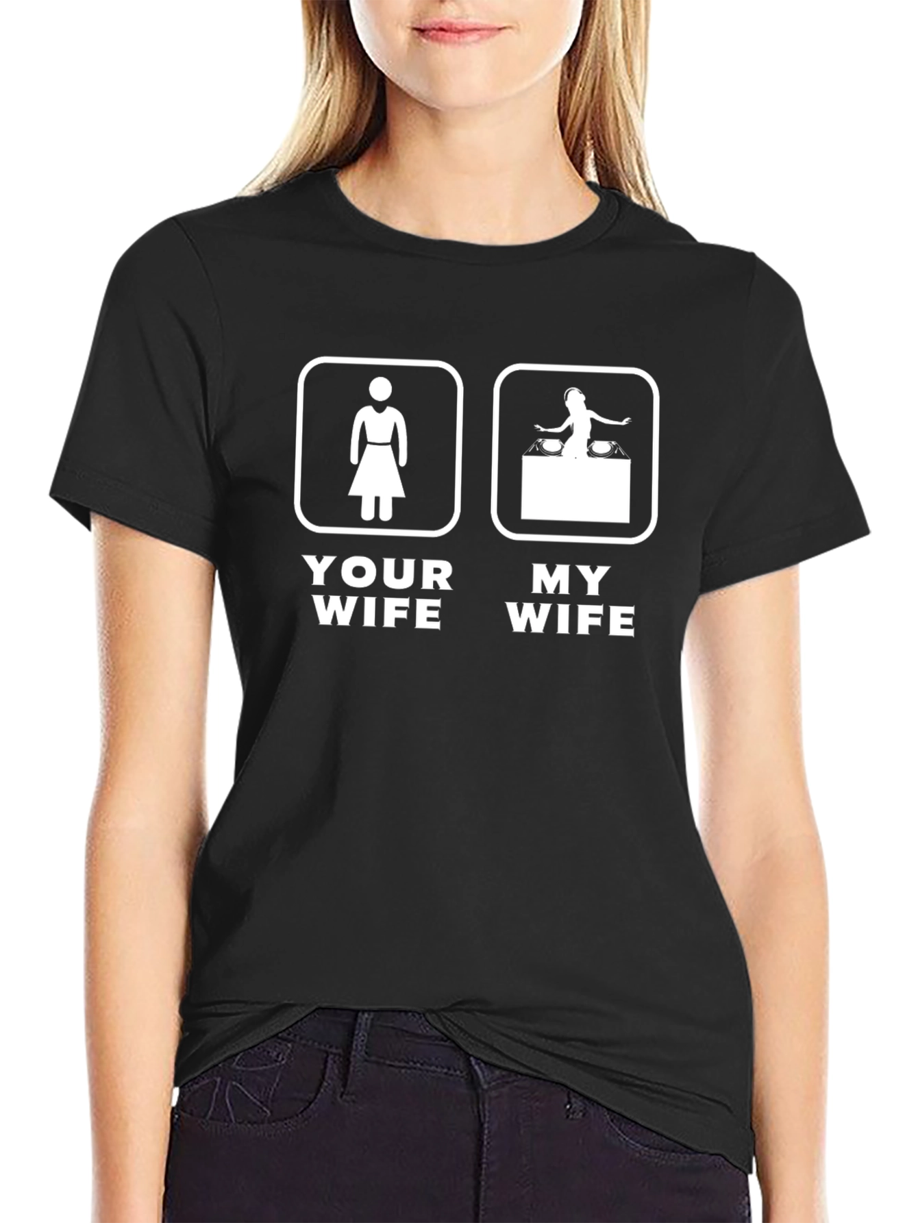 Funny My Wife DJ T-Shirt