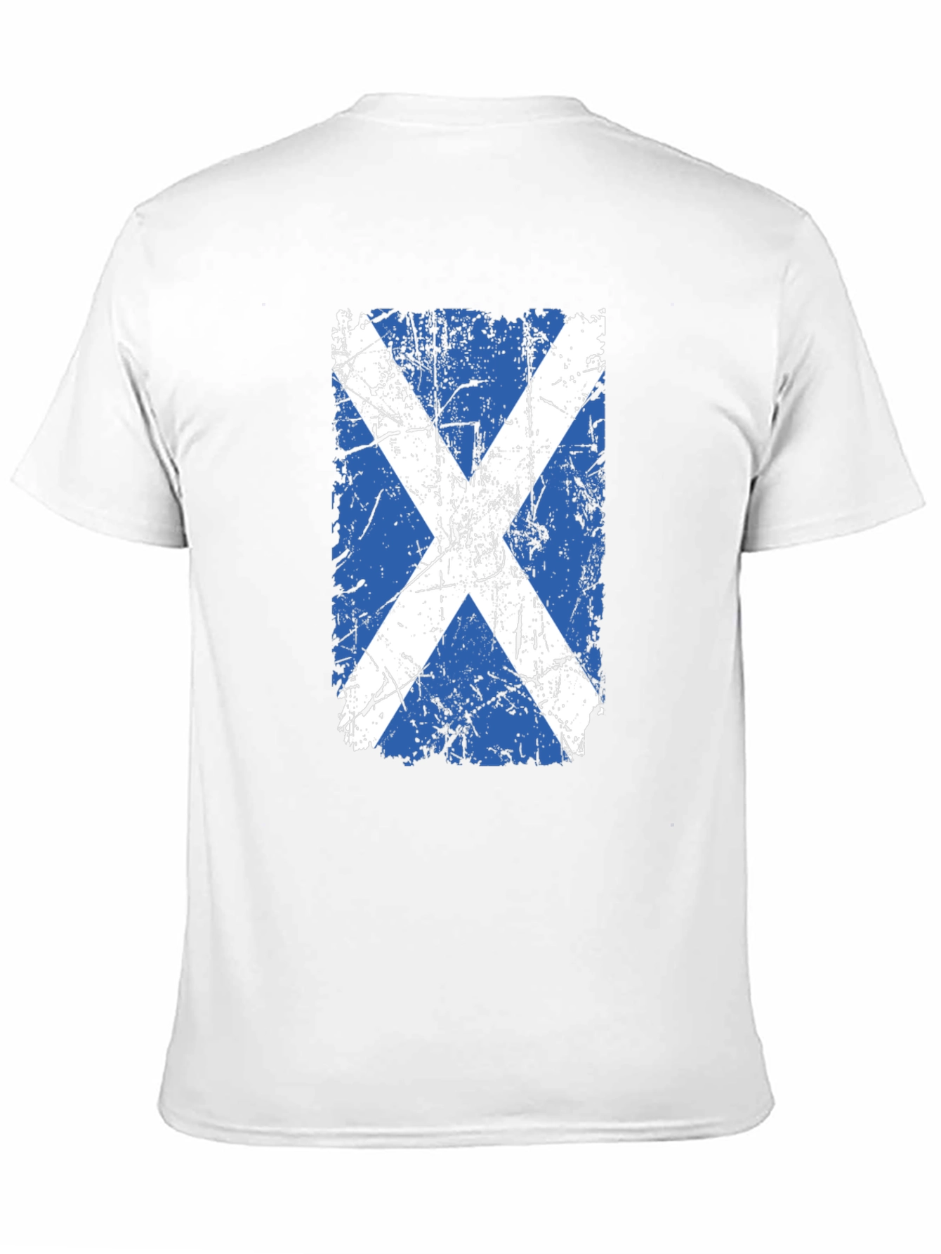 Scottish Flag Distressed Graphic Tee