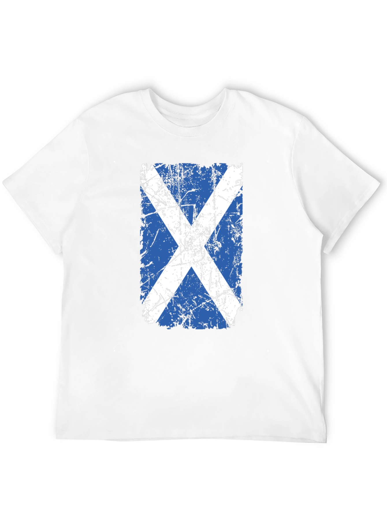 Scottish Flag Distressed Graphic Tee
