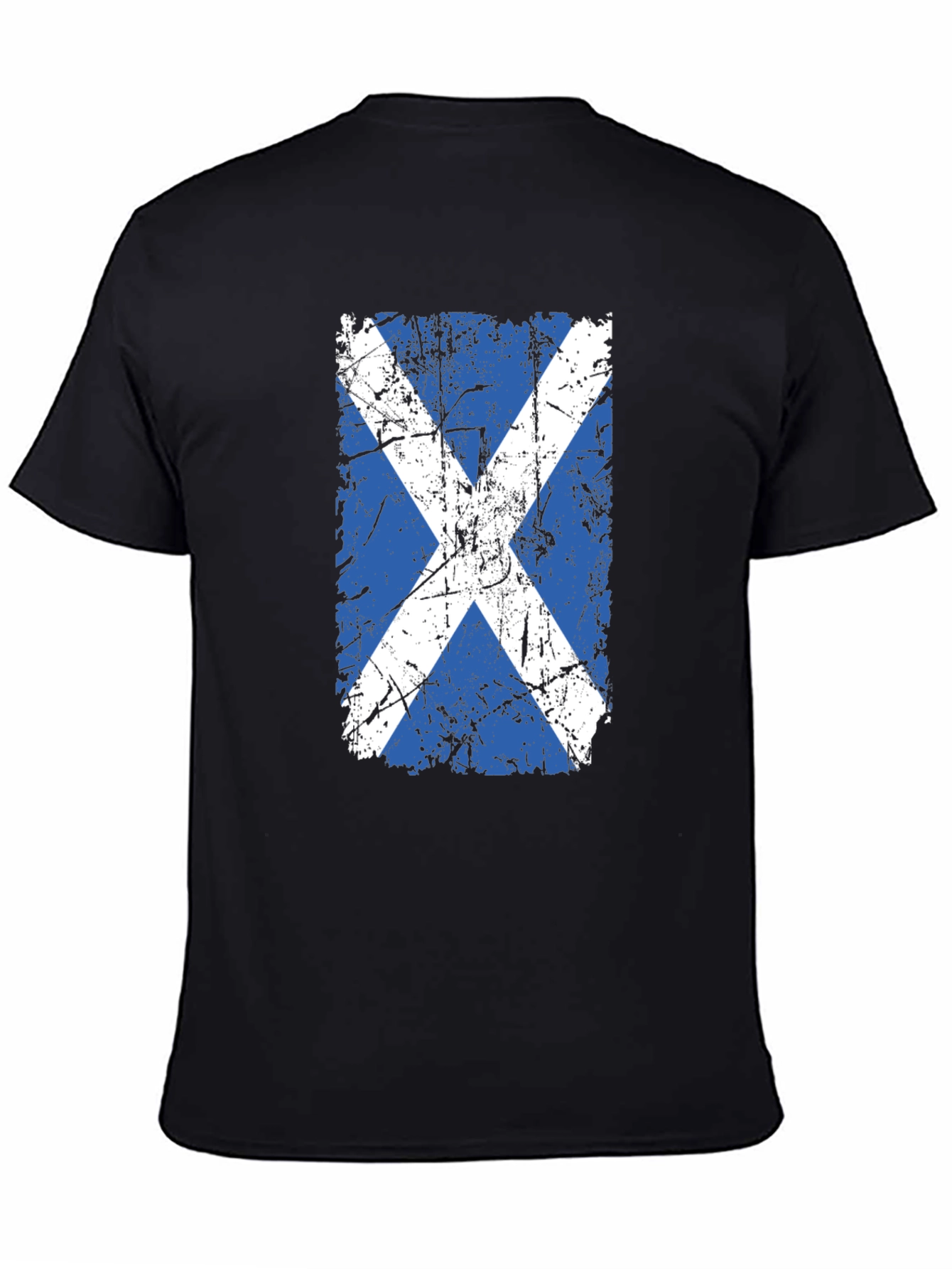 Scottish Flag Distressed Graphic Tee