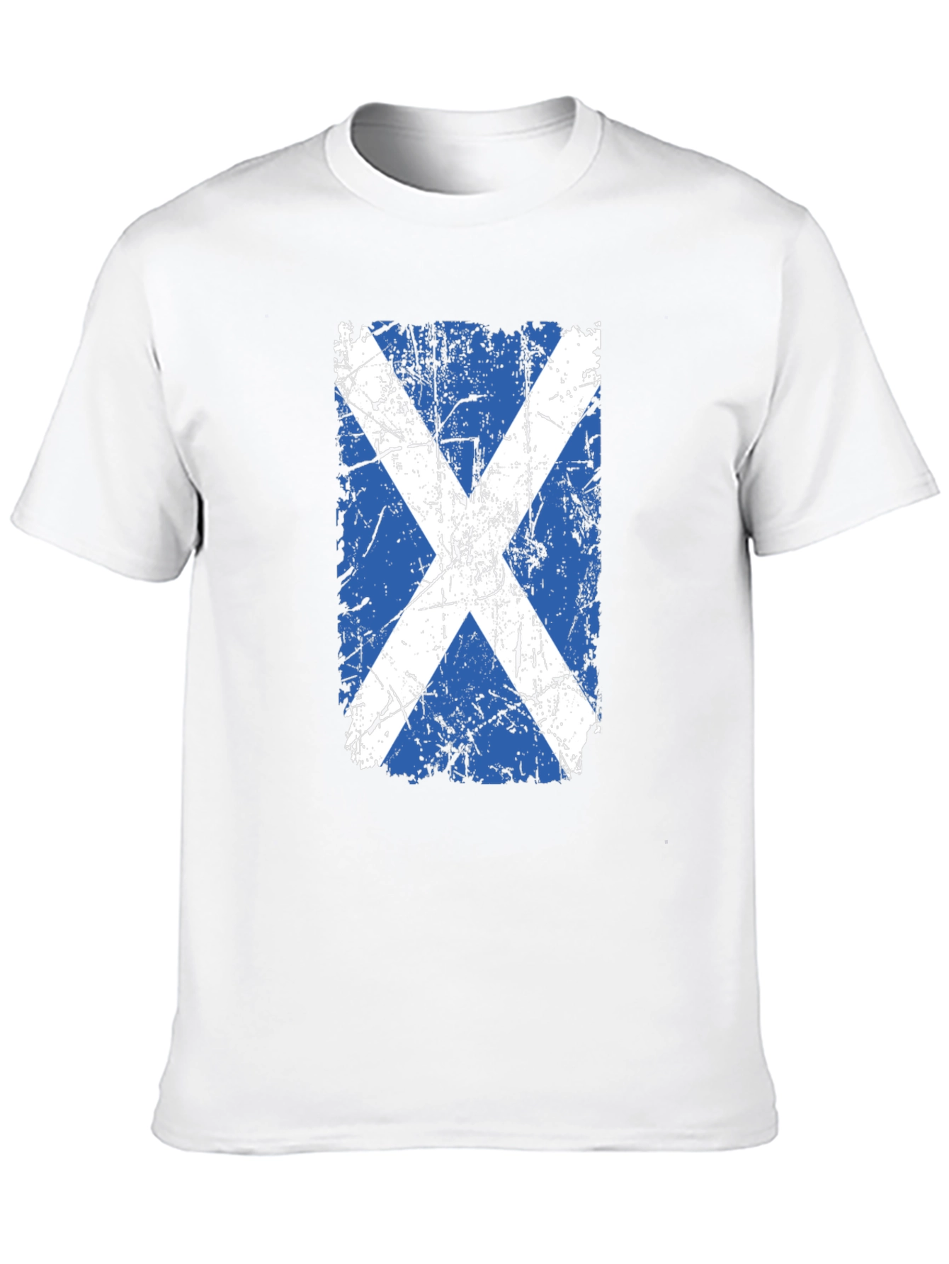Scottish Flag Distressed Graphic Tee