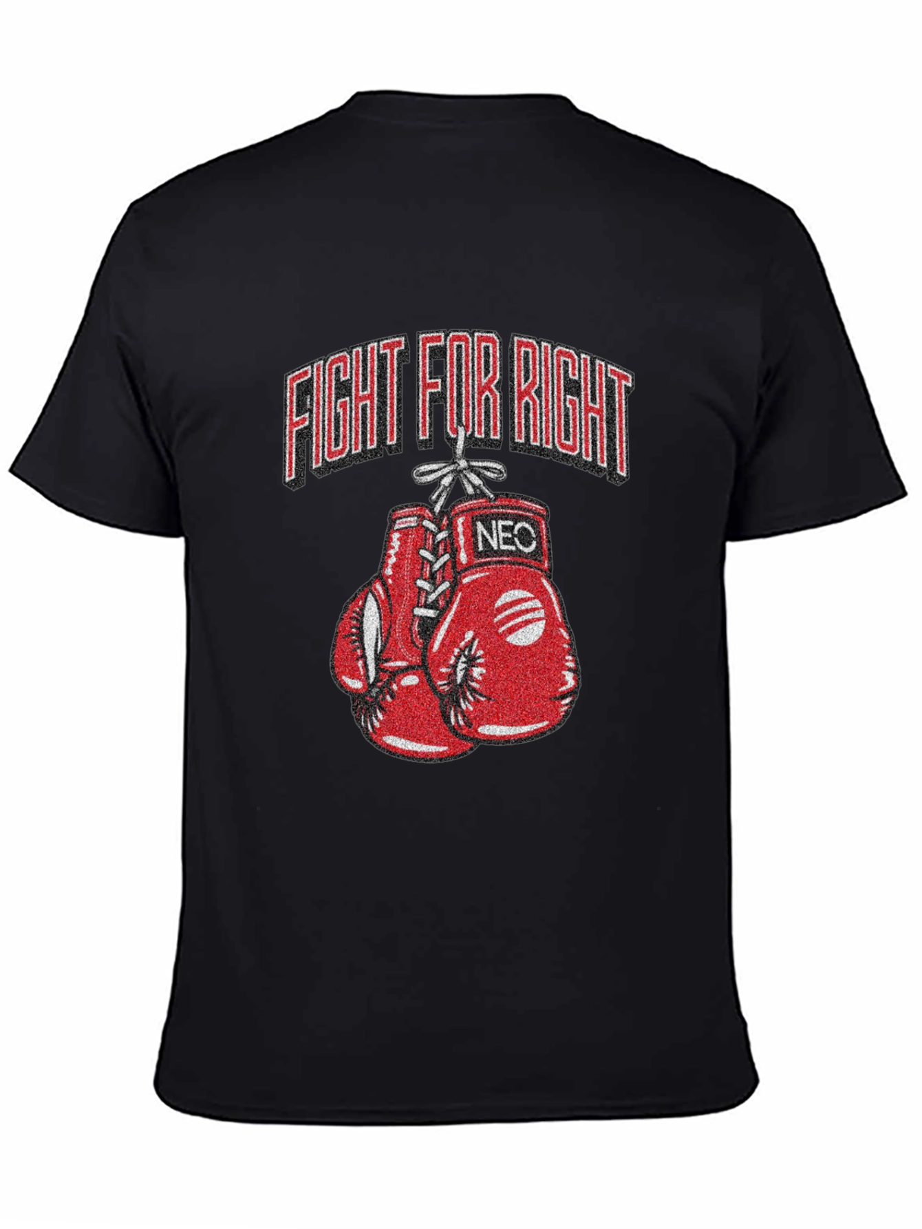 Fight For Right Boxing Gloves T-Shirt