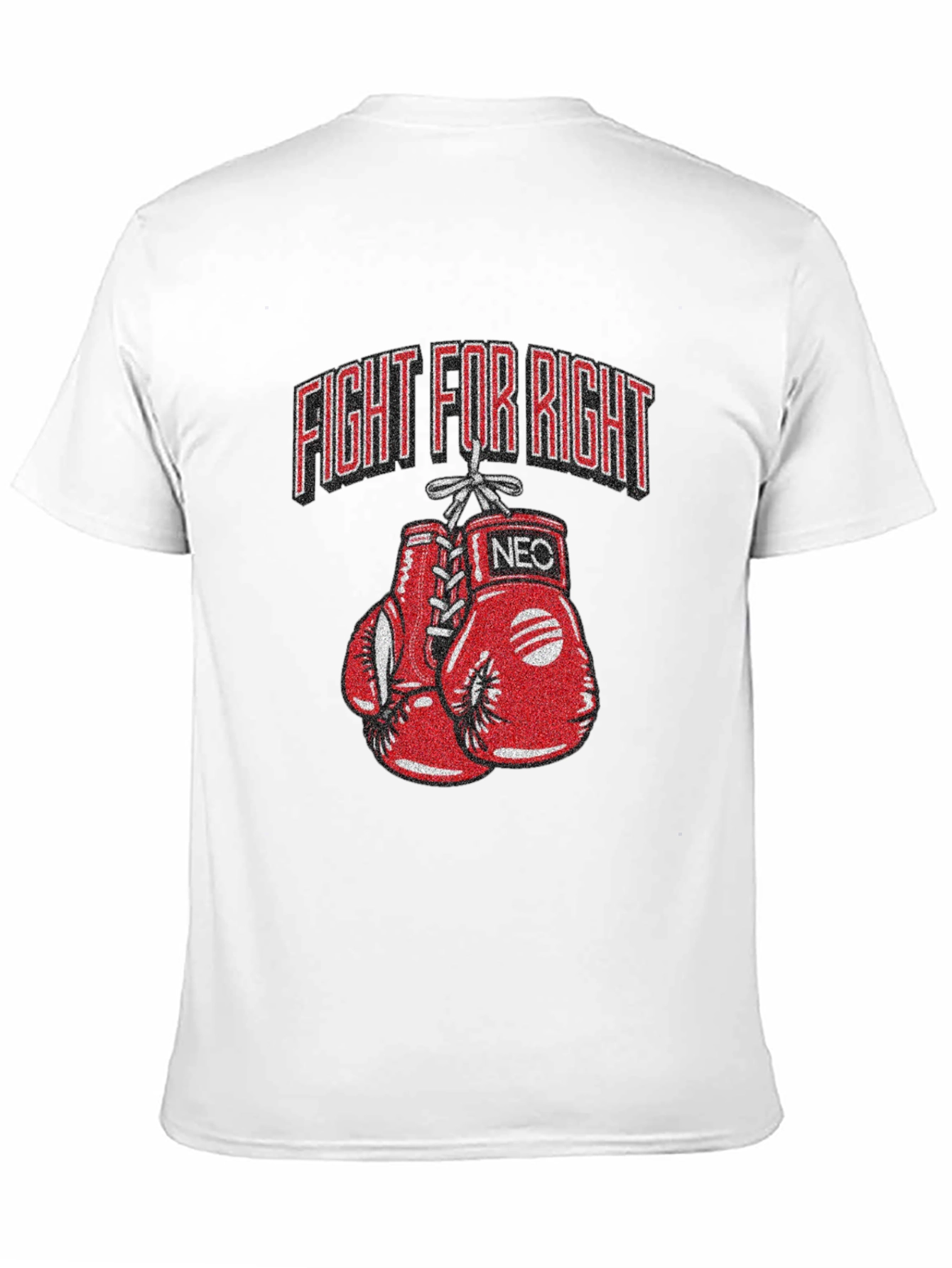 Fight For Right Boxing Gloves T-Shirt