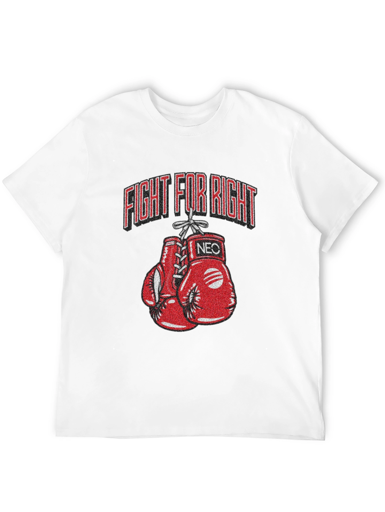 Fight For Right Boxing Gloves T-Shirt