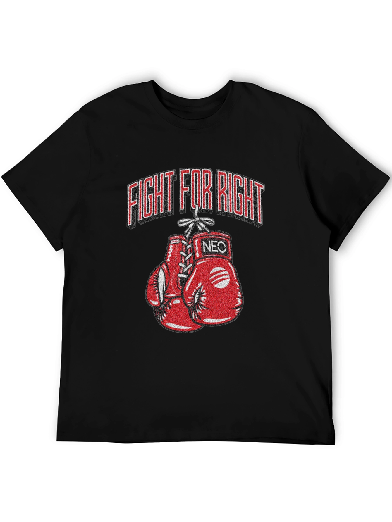 Fight For Right Boxing Gloves T-Shirt