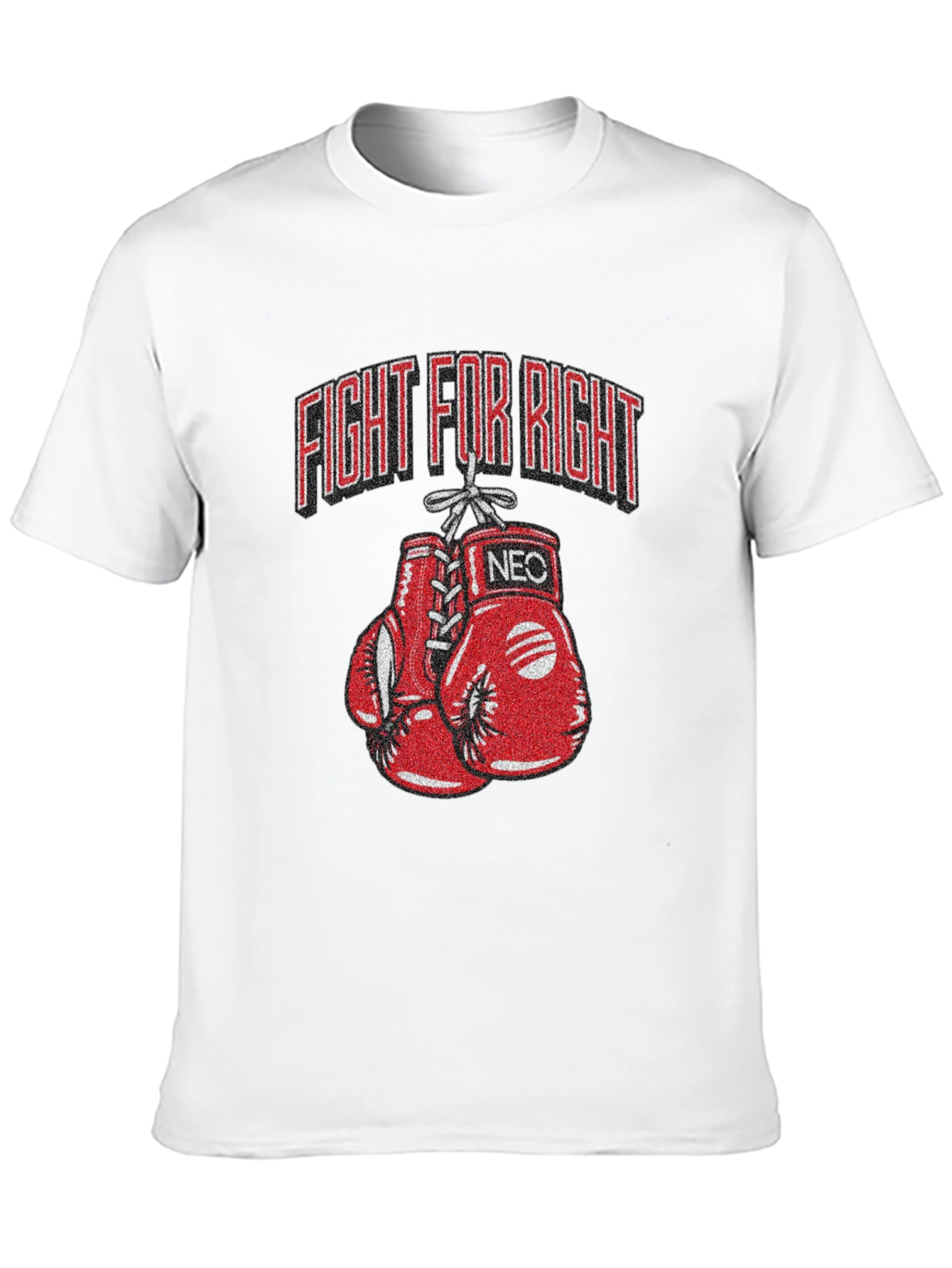 Fight For Right Boxing Gloves T-Shirt