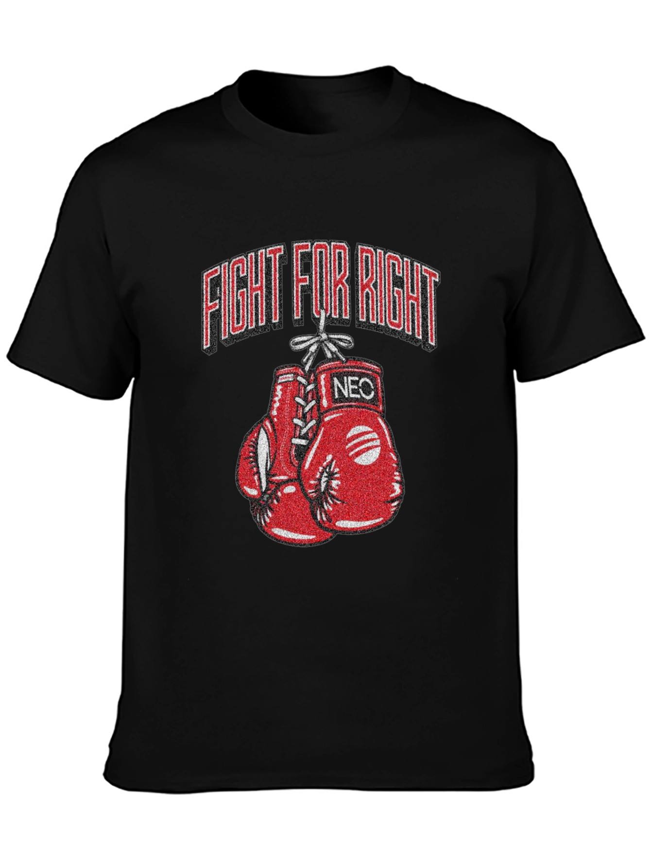 Fight For Right Boxing Gloves T-Shirt