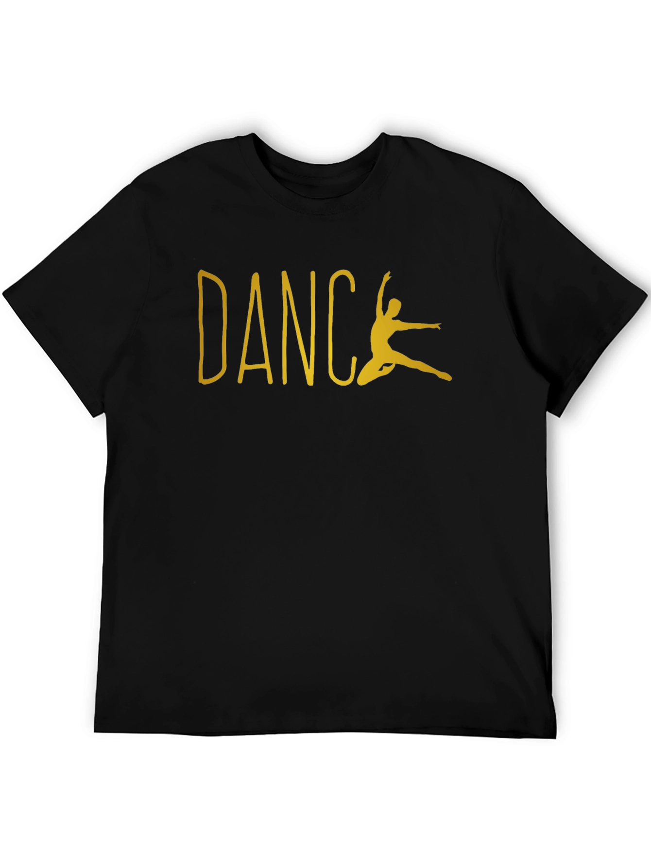 Dance Silhouette Graphic Tee - Unisex Black T-Shirt