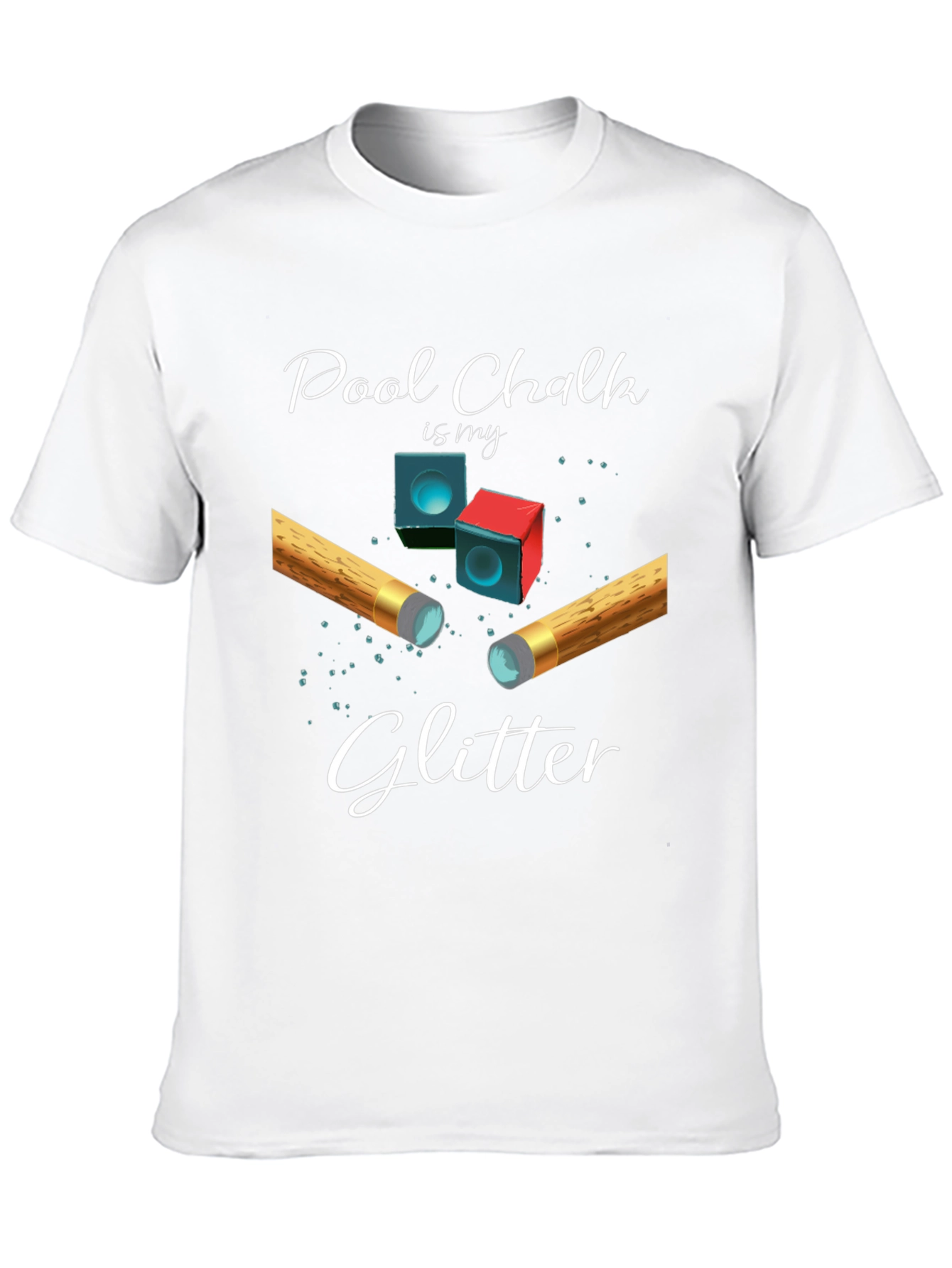 Pool Chalk Glitter T-Shirt