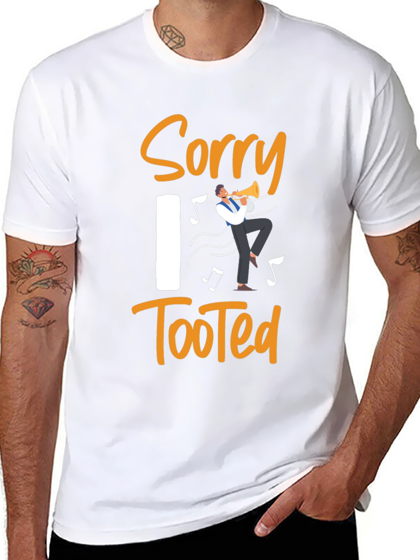Sorry I Tooted Funny Musician T-Shirt