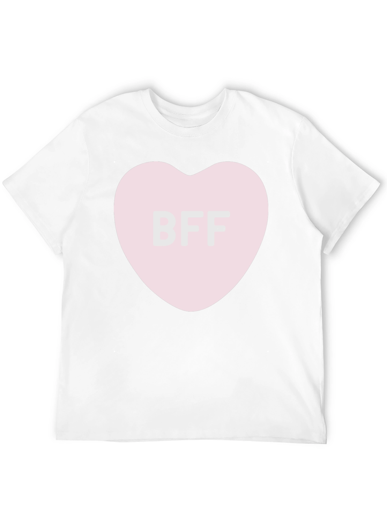 BFF Heart Graphic Black T-Shirt