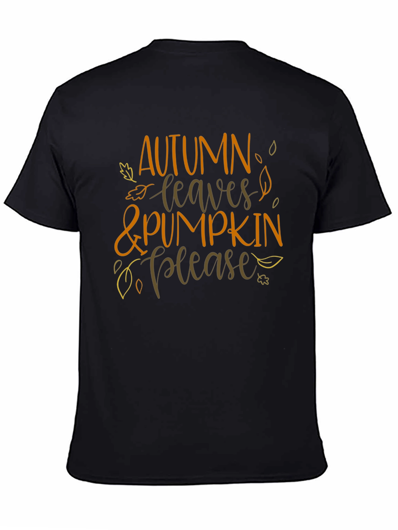 Autumn Leaves & Pumpkin Please T-Shirt