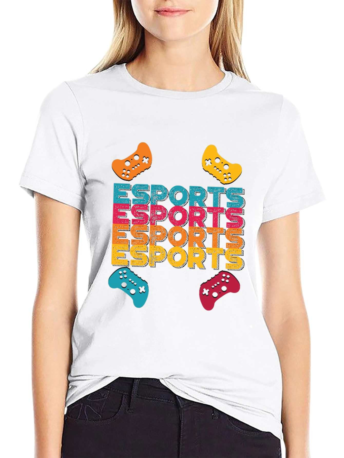 Retro Esports Gamer T-Shirt - Classic Gaming Tee