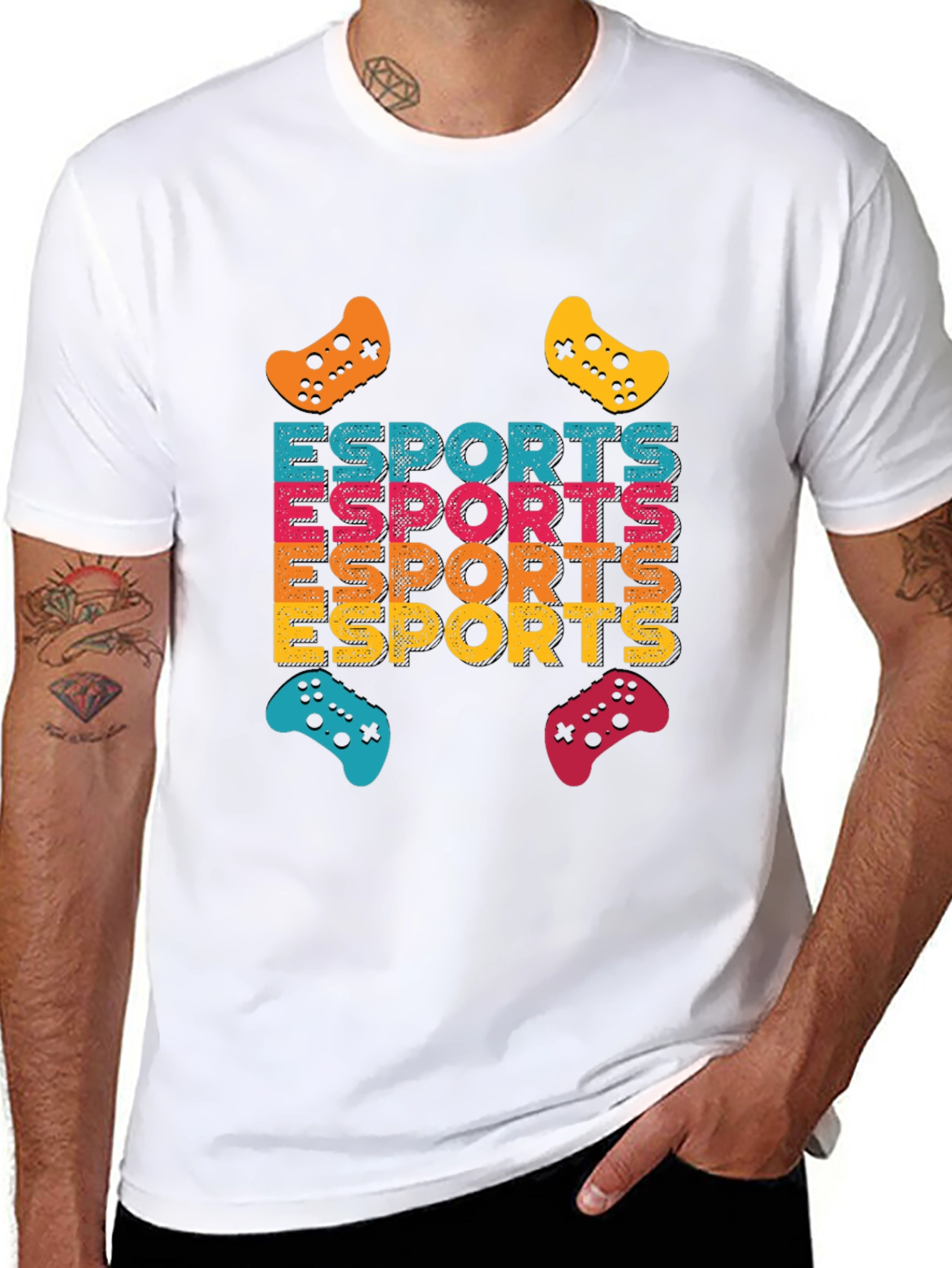 Retro Esports Gamer T-Shirt - Classic Gaming Tee