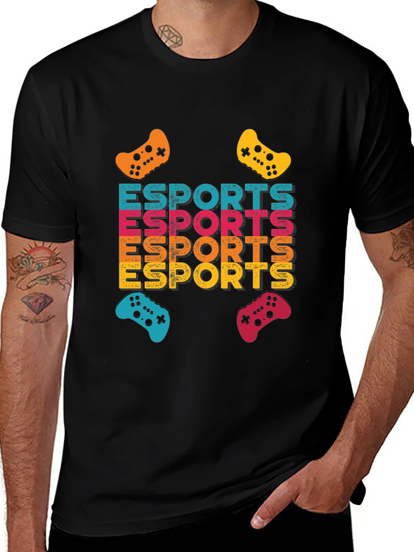 Retro Esports Gamer T-Shirt - Classic Gaming Tee