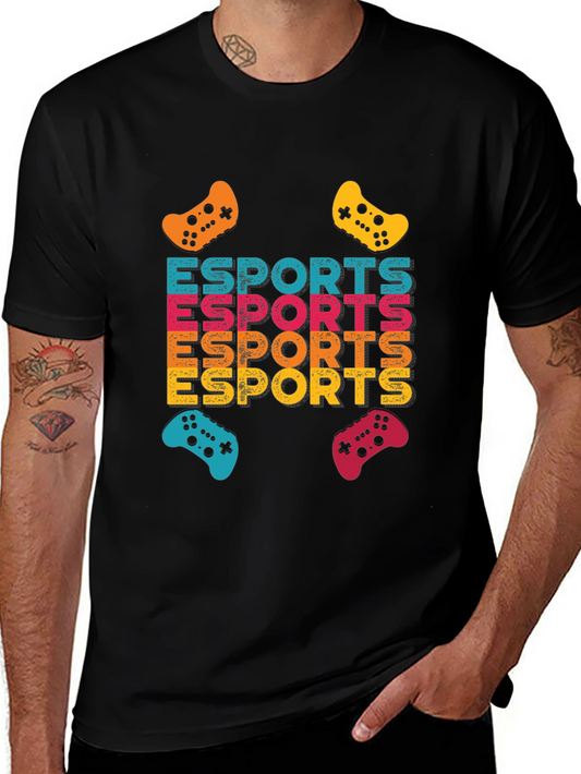 Retro Esports Gamer T-Shirt - Classic Gaming Tee