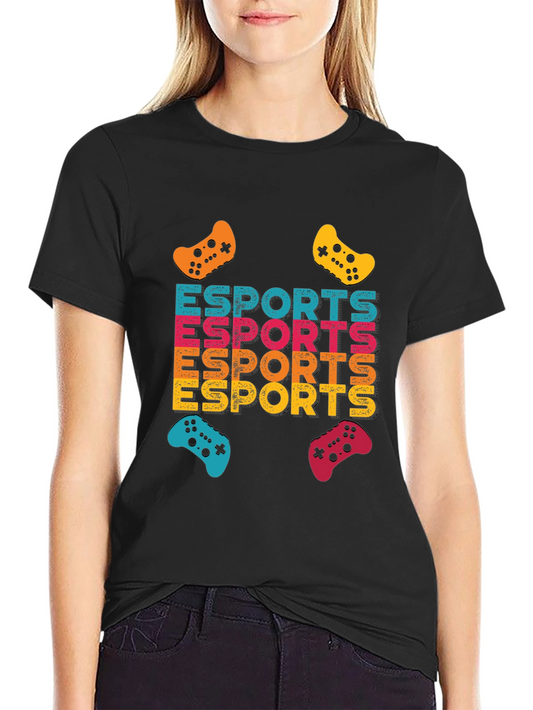 Retro Esports Gamer T-Shirt - Classic Gaming Tee