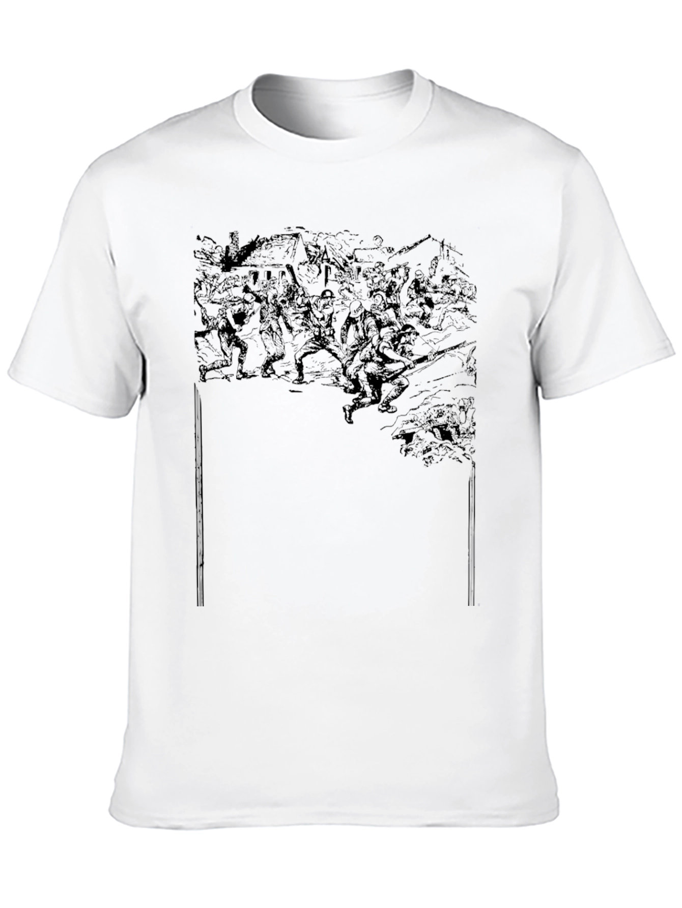 Graphic Tee - Black Cotton T-Shirt