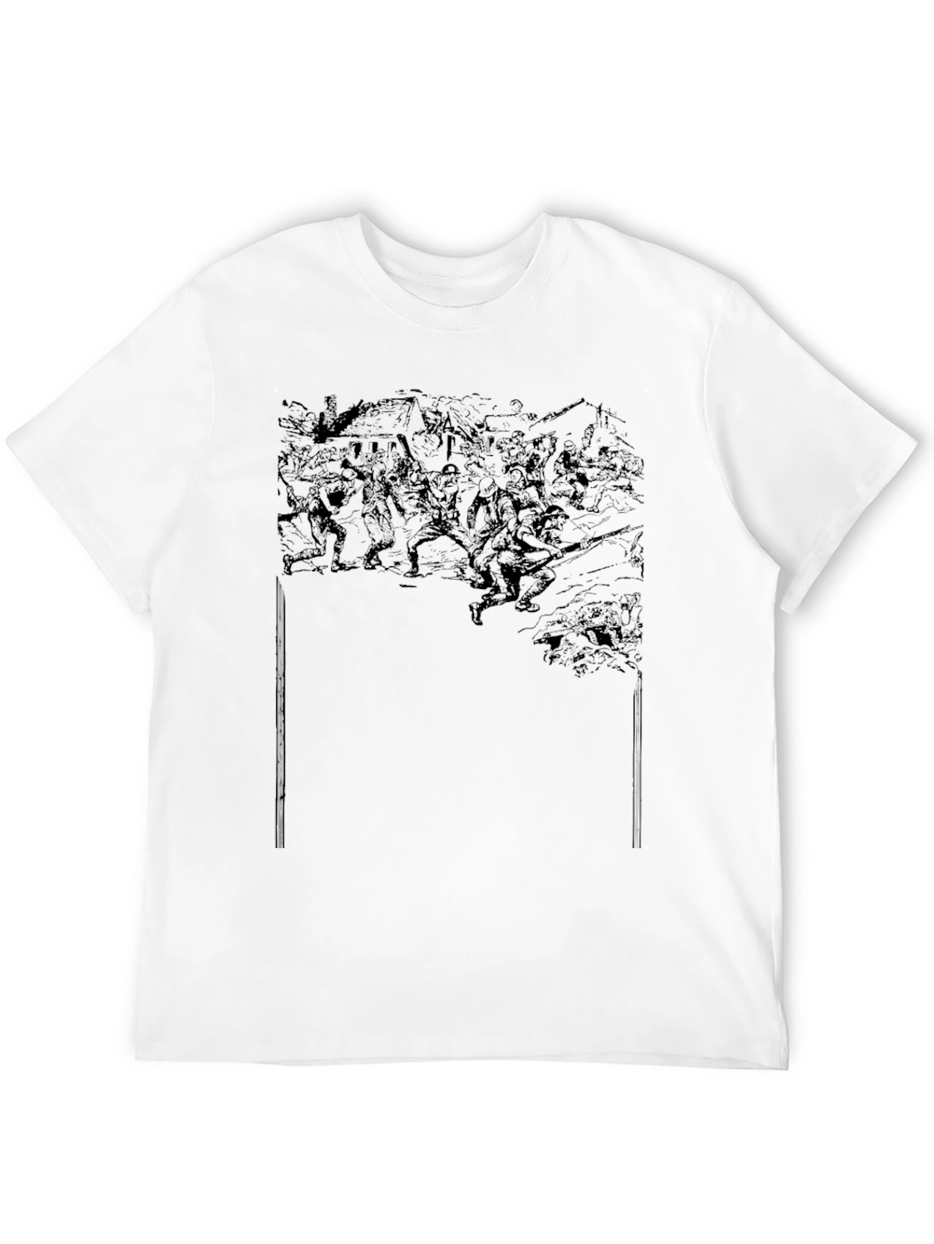 Graphic Tee - Black Cotton T-Shirt