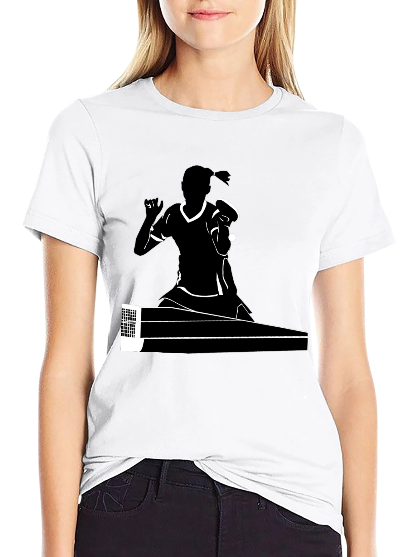 Table Tennis Player Graphic Tee