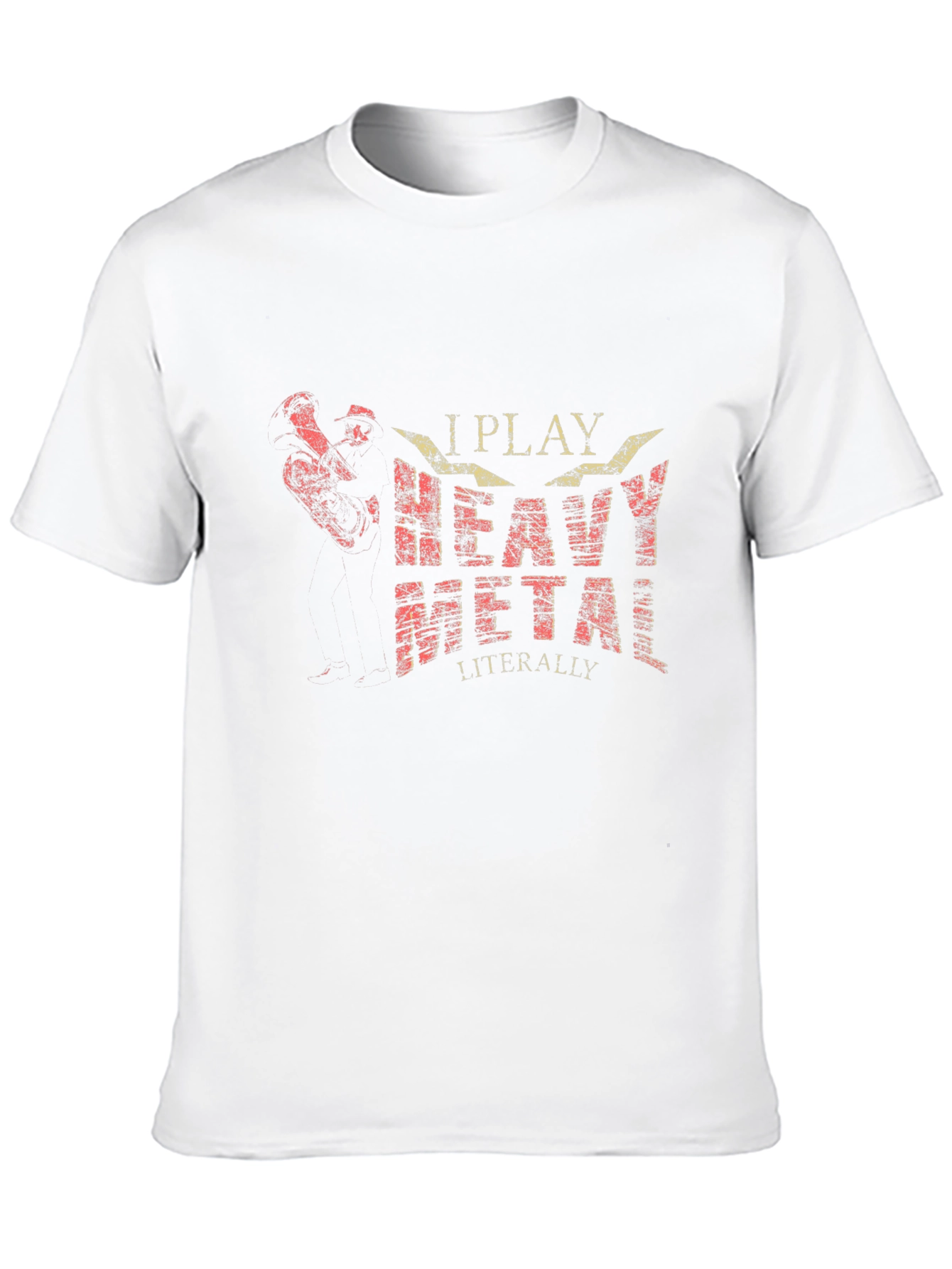 I Play Heavy Metal T-Shirt - Musician Humor