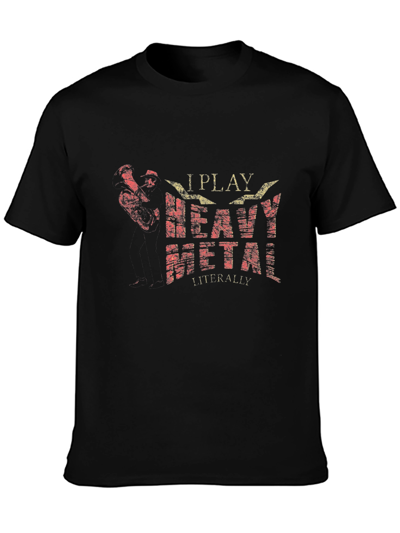 I Play Heavy Metal T-Shirt - Musician Humor
