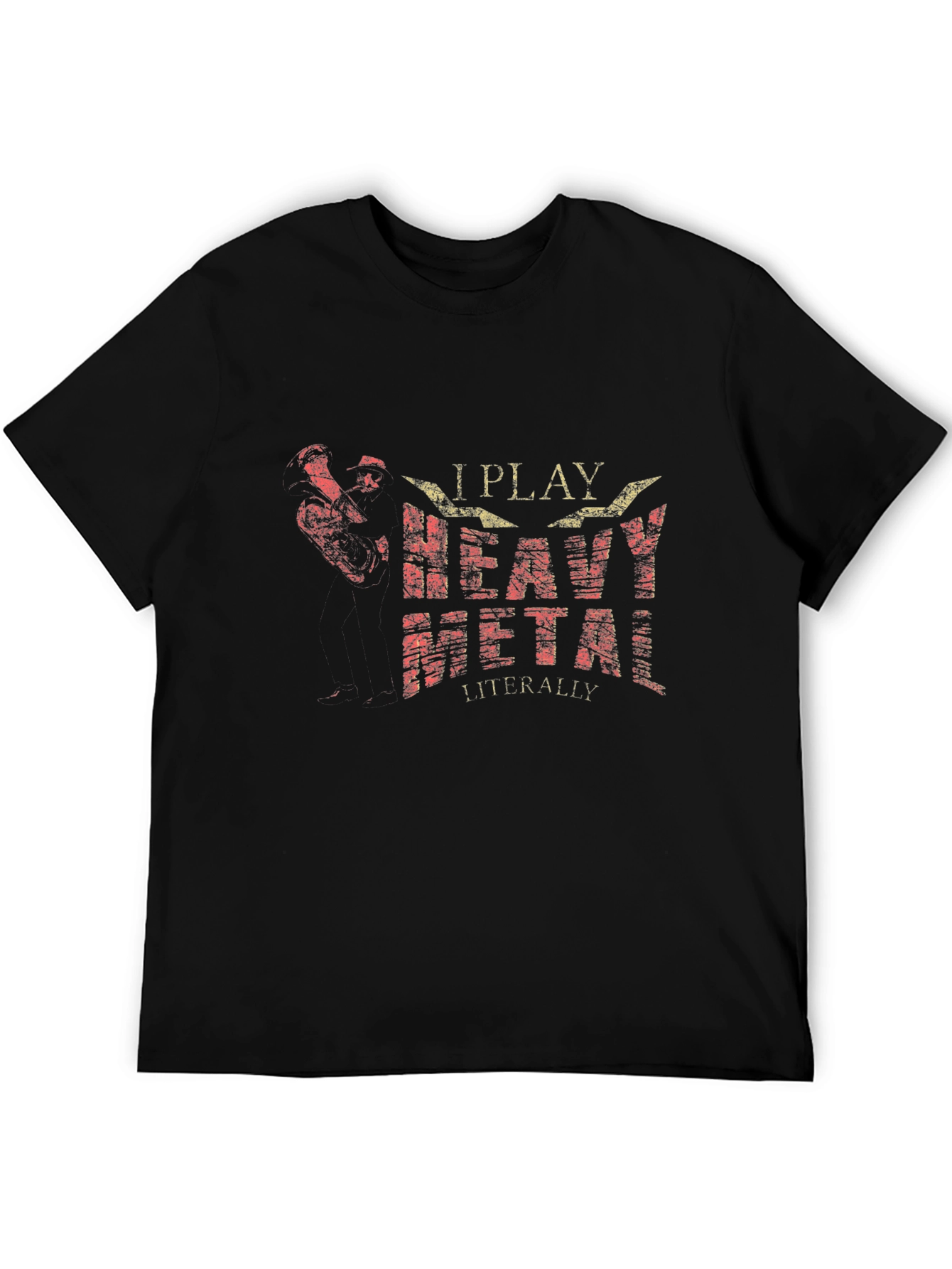 I Play Heavy Metal T-Shirt - Musician Humor