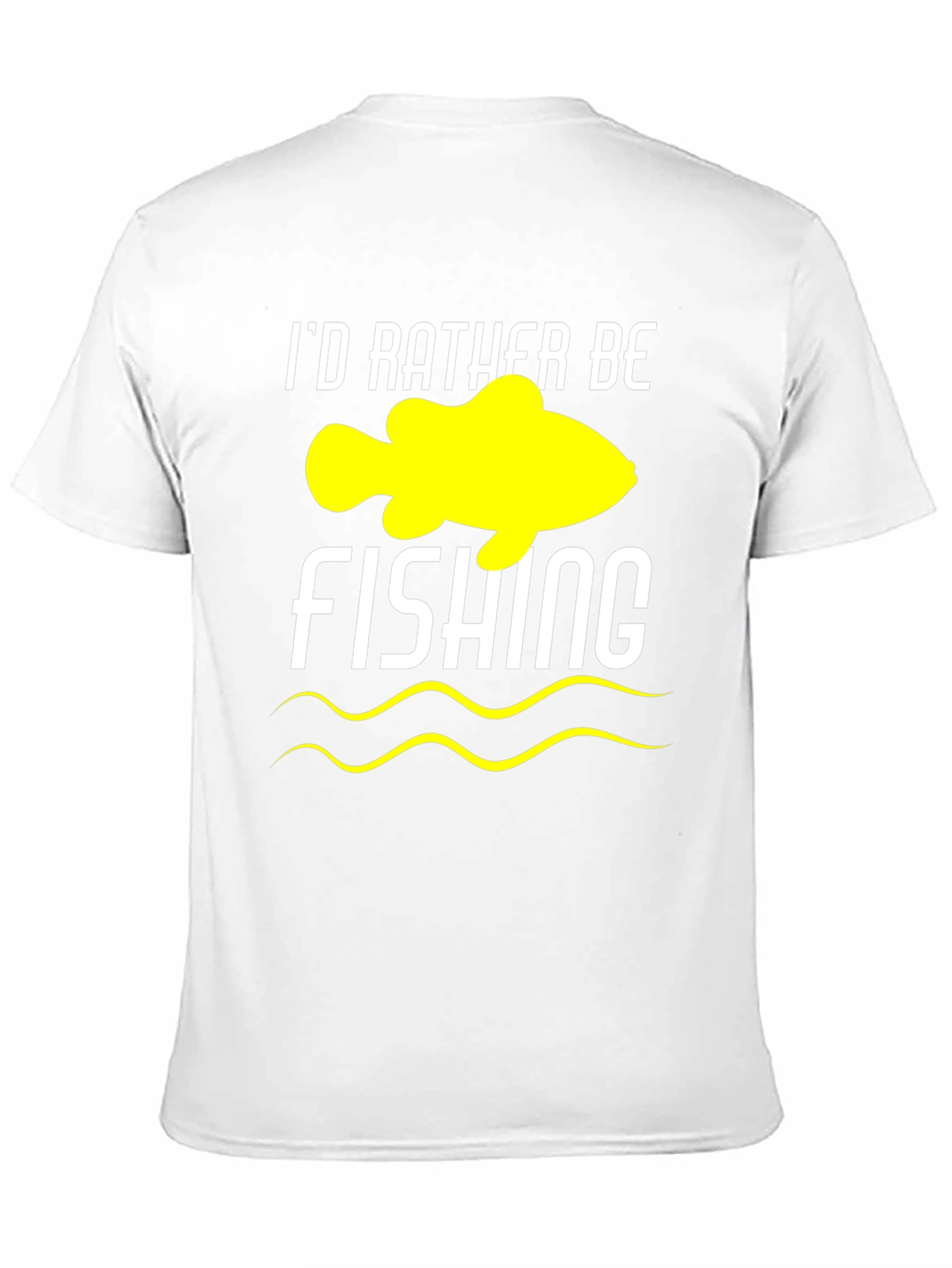 Id Rather Be Fishing Graphic Tee - Black