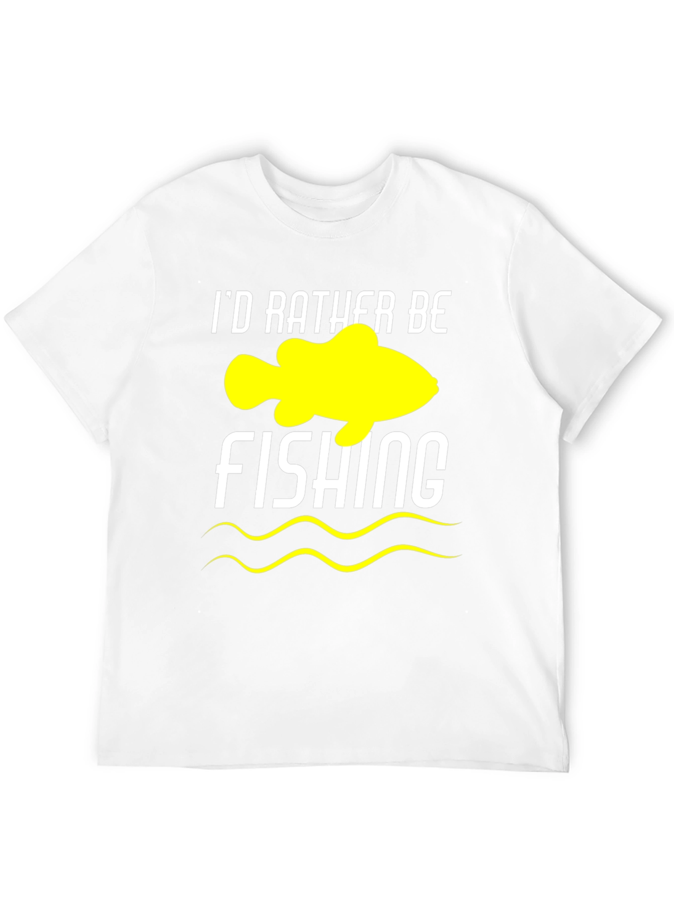 Id Rather Be Fishing Graphic Tee - Black