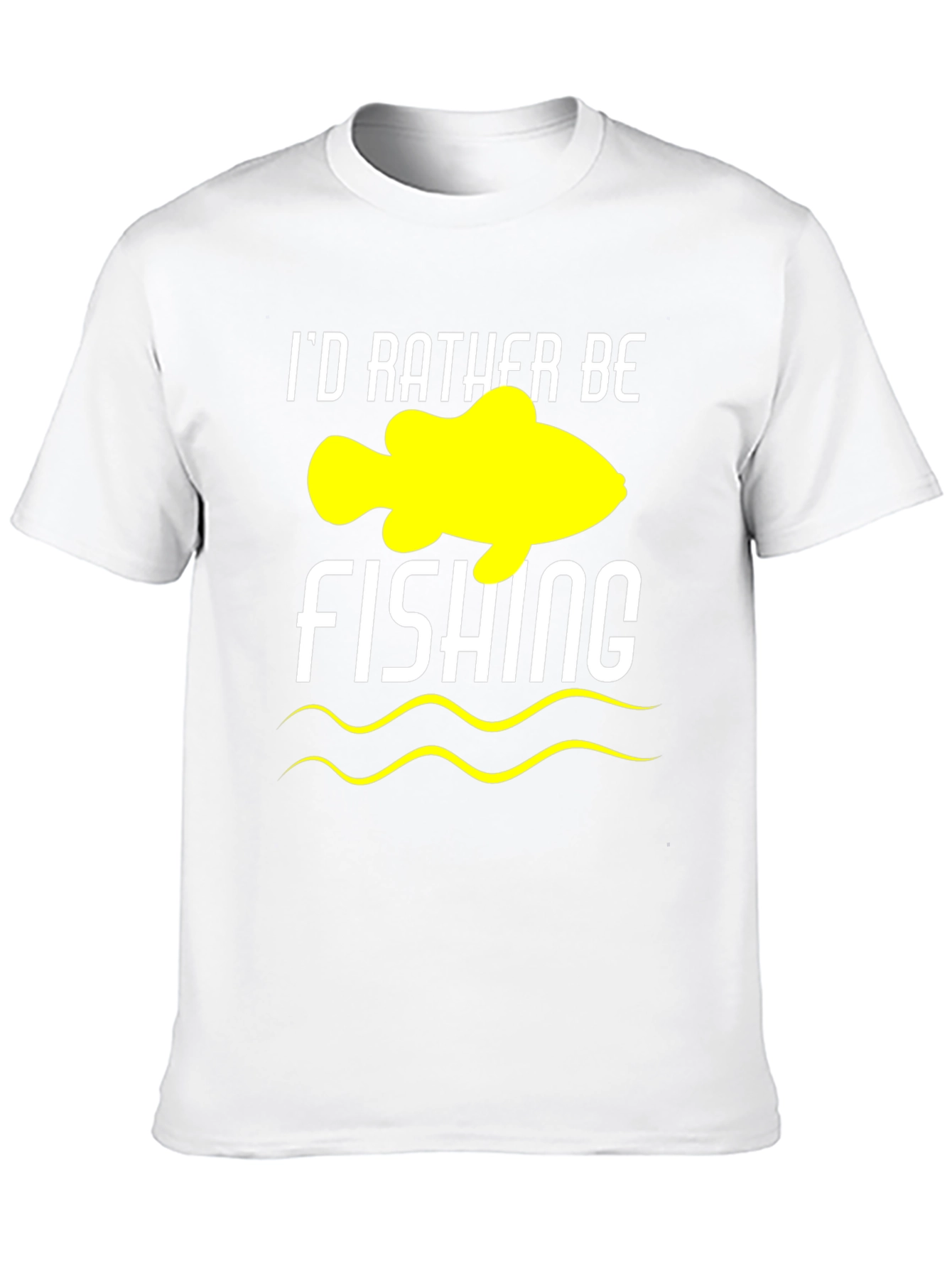 Id Rather Be Fishing Graphic Tee - Black