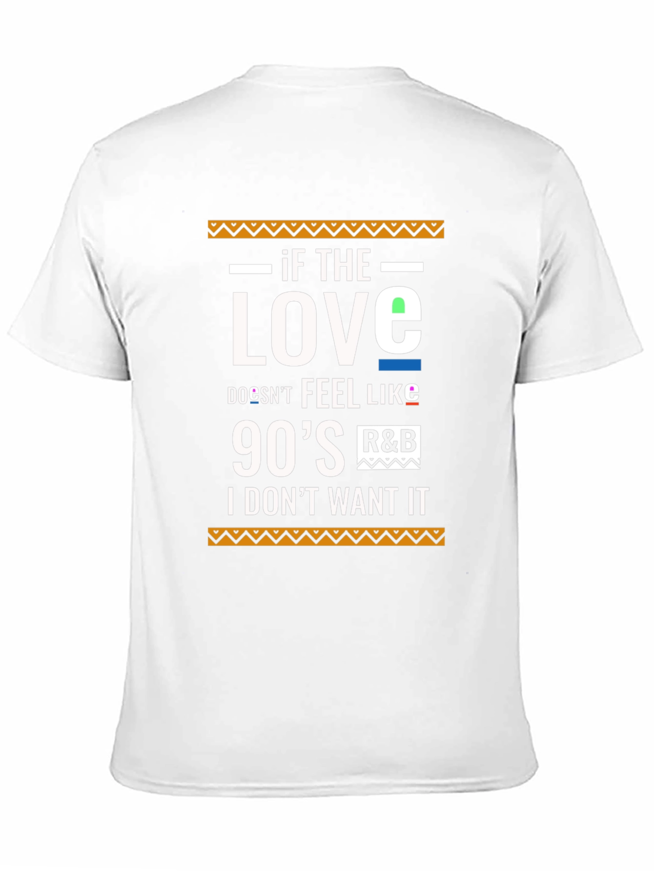 90s R&B Music Graphic Print Black T-Shirt