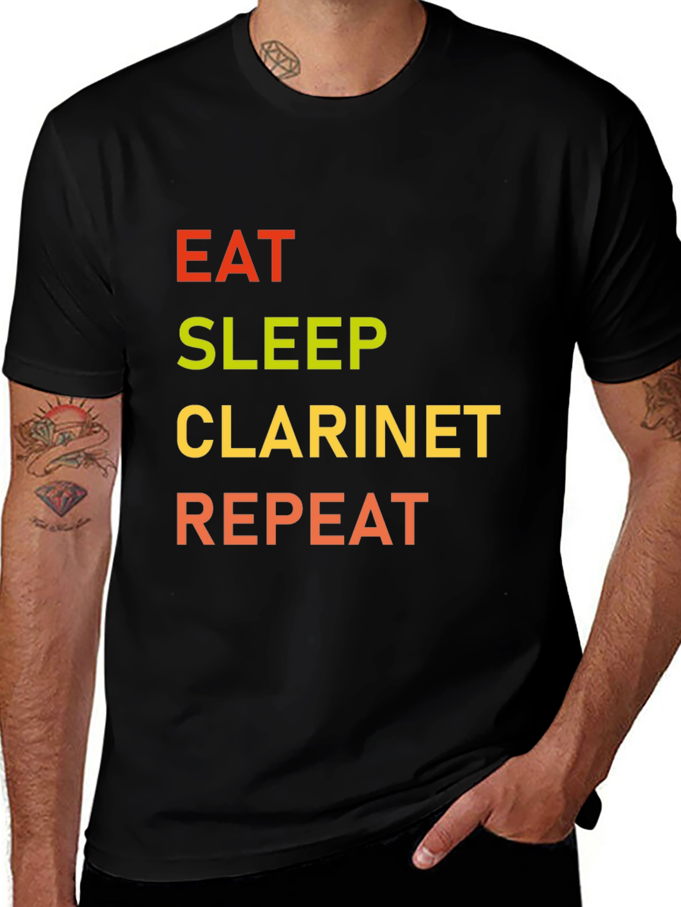 Eat Sleep Clarinet Repeat T-Shirt