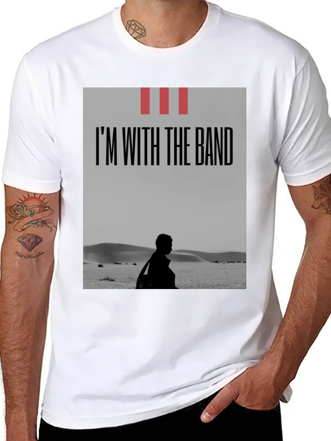 Im With the Band Graphic Tee - Black