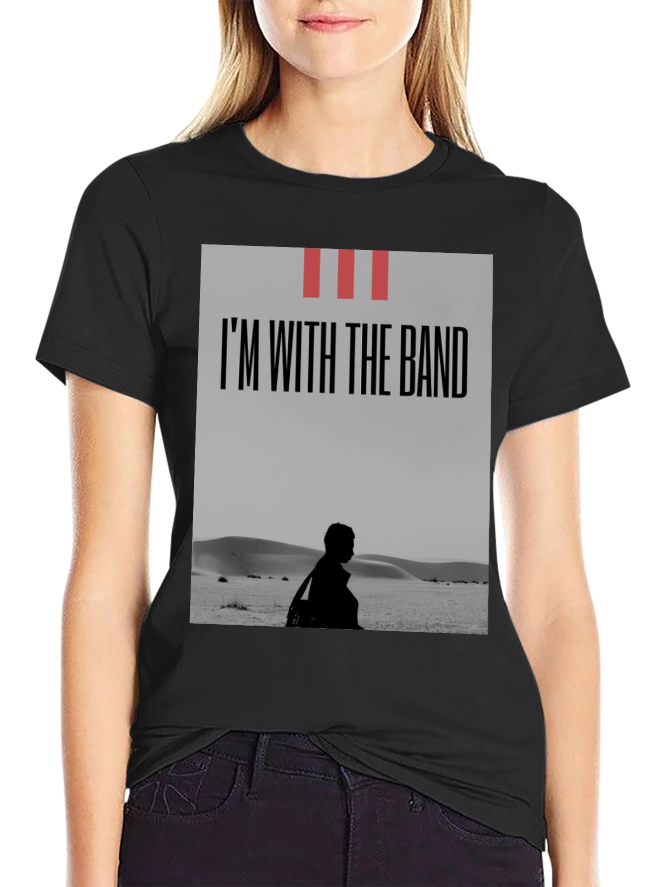 Im With the Band Graphic Tee - Black