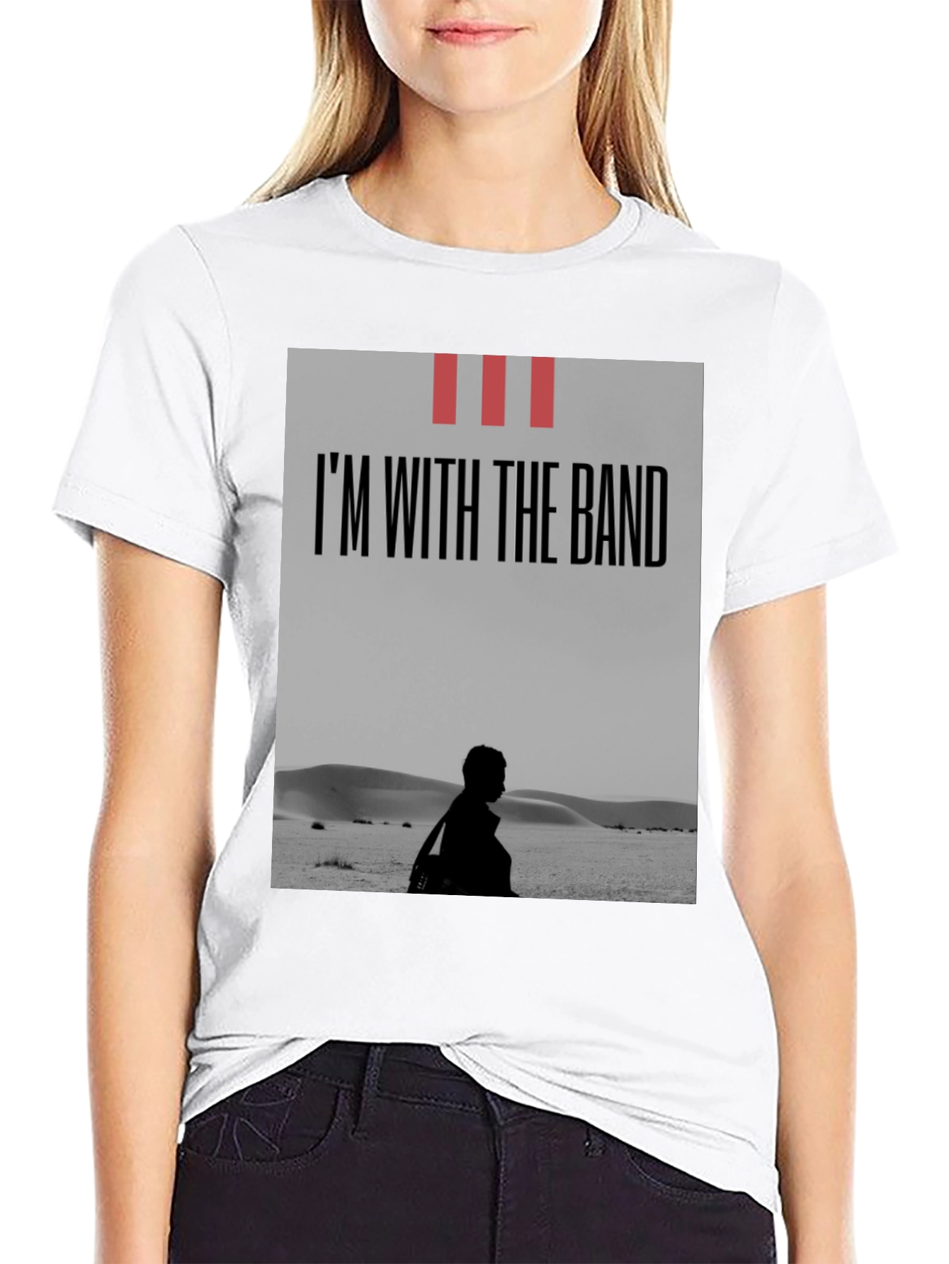 Im With the Band Graphic Tee - Black
