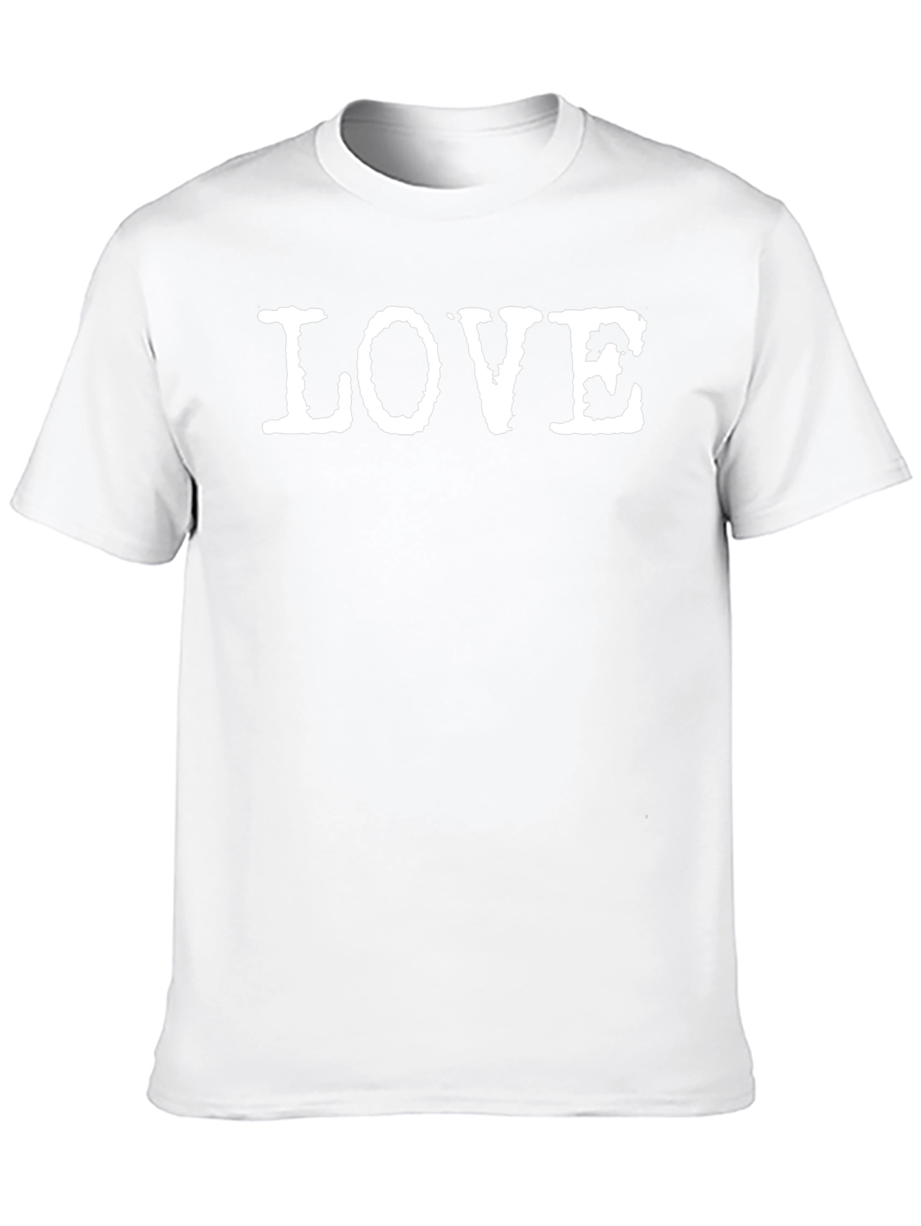Love Graphic Print Black T-Shirt