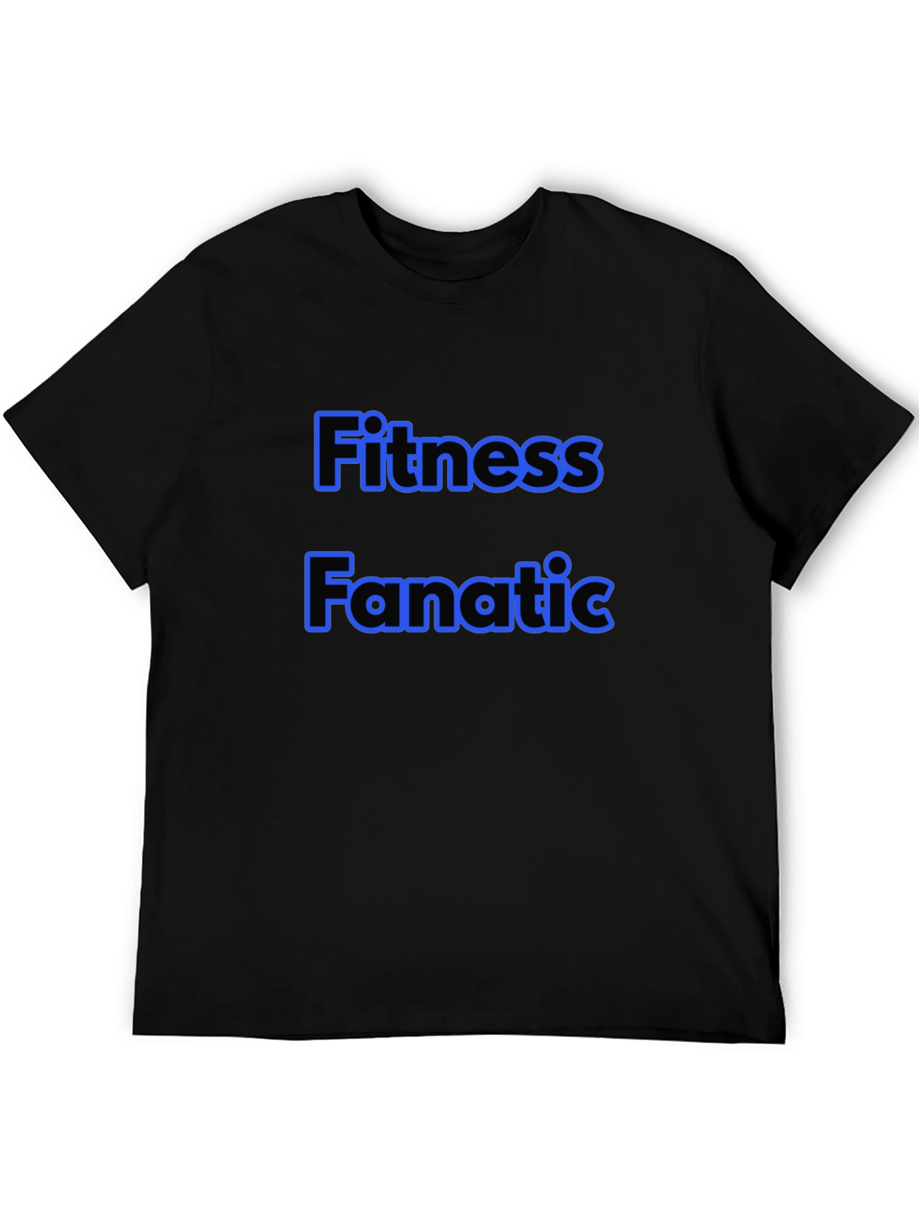 Fitness Fanatic Black T-Shirt
