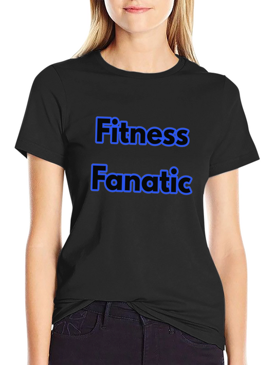 Fitness Fanatic Black T-Shirt