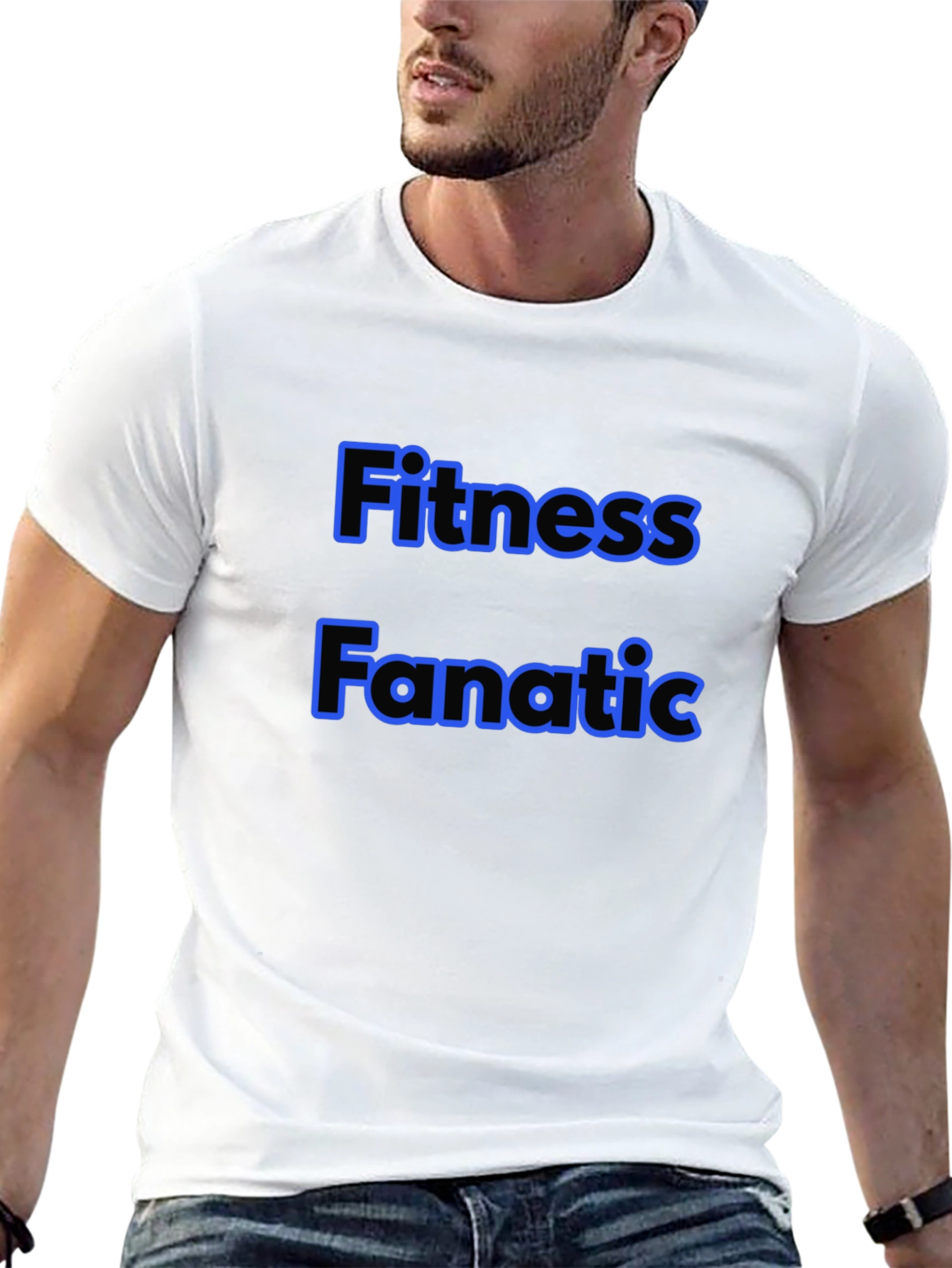 Fitness Fanatic Black T-Shirt