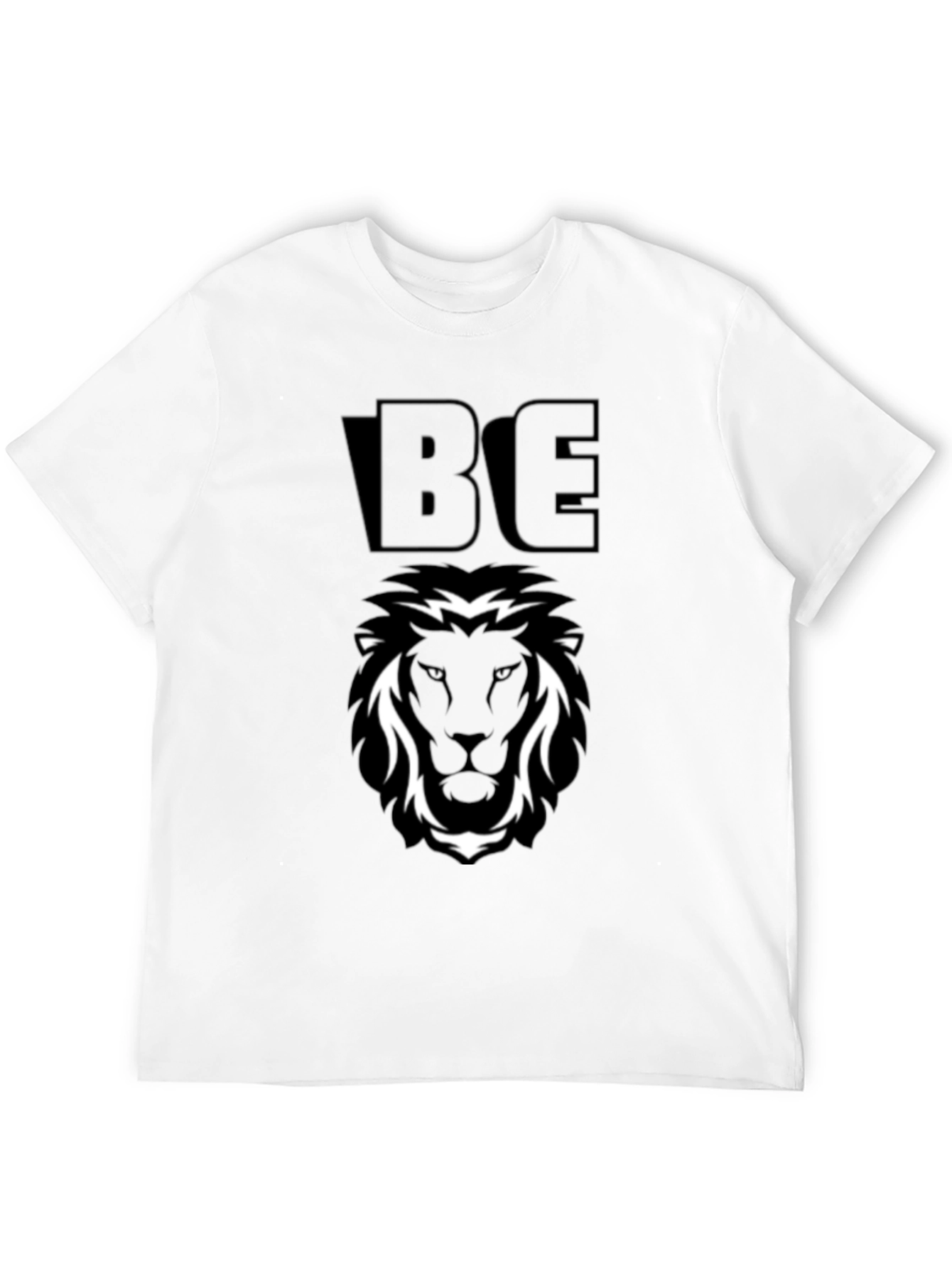 Be Lion T-Shirt - Bold Graphic Print Tee